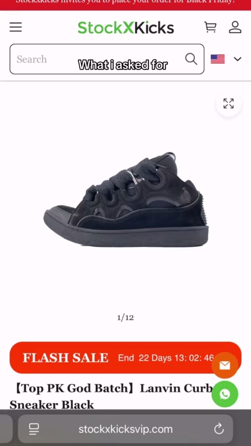 【Top PK God Batch】Lanvin Curb Sneaker Black review 