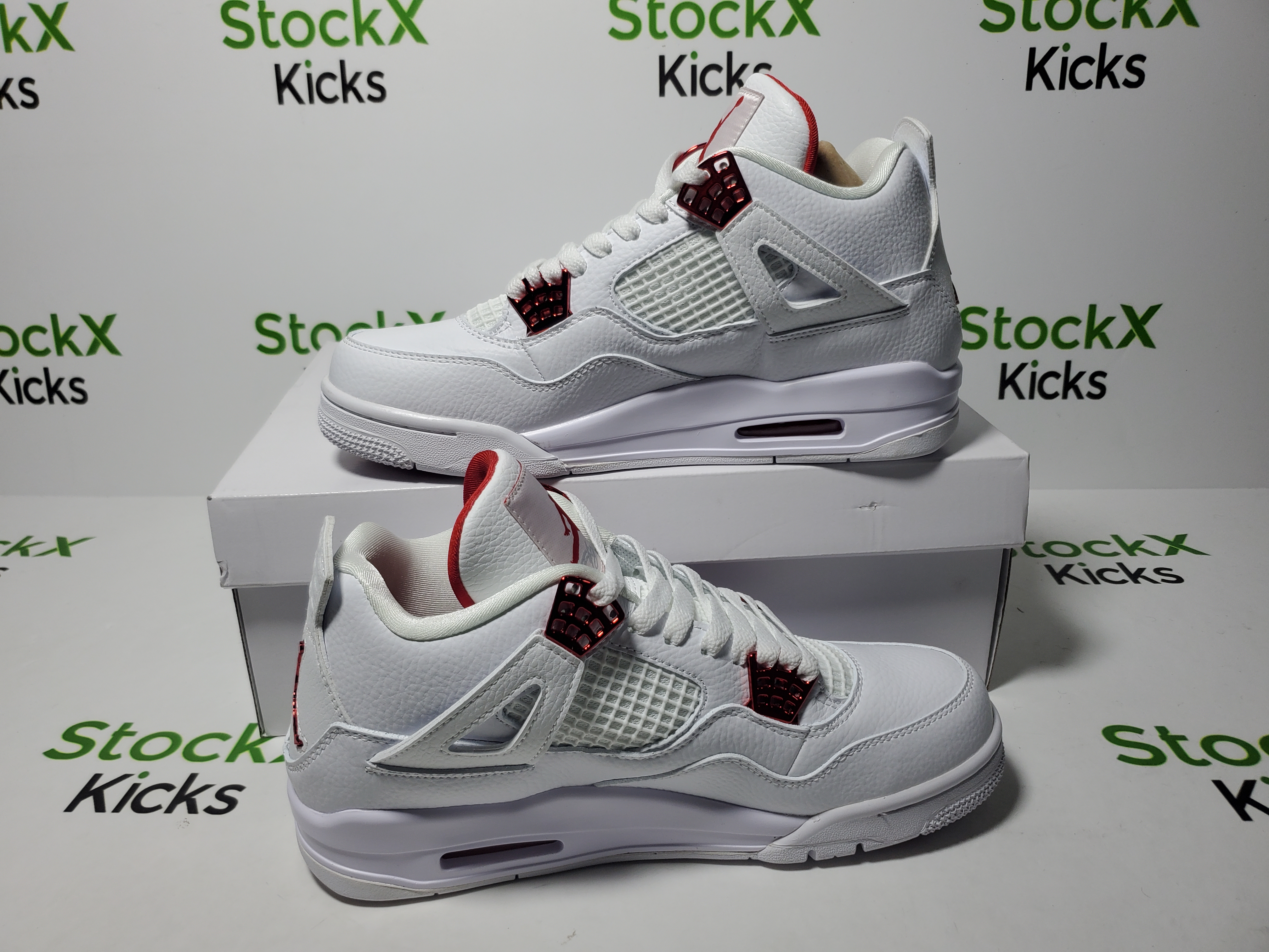 PK God Batch Air Jordan 4 Retro Metallic Red CT8527-112 review Stockxkicks 02