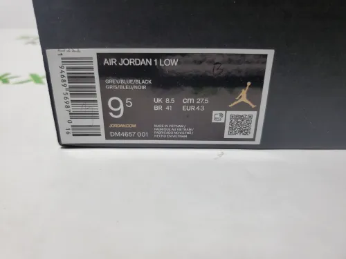 LJR Batch Air Jordan 1 Low SE Crater Black Grey DM4657-001 review 
