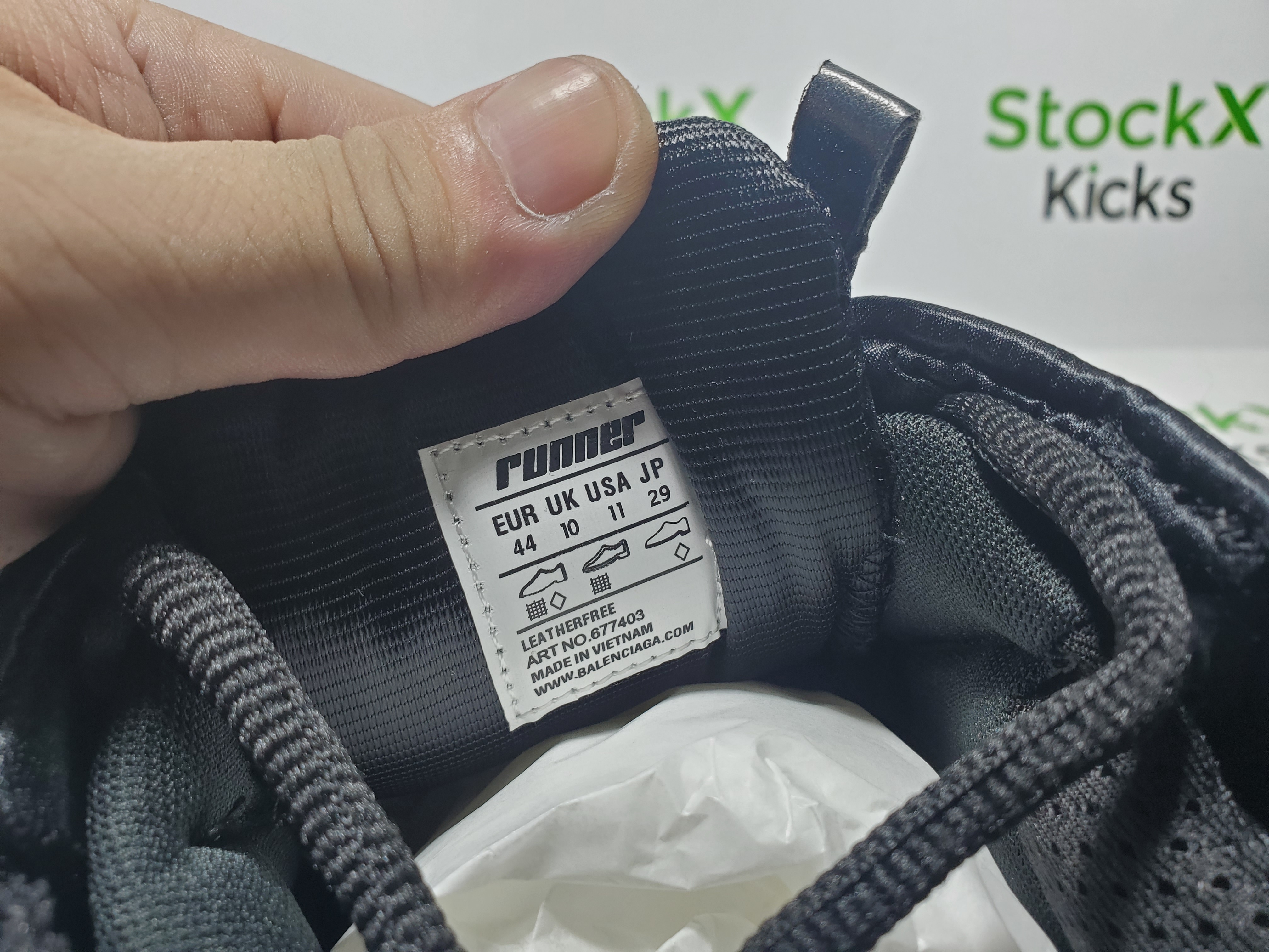 Balenciaga Runner Sneaker 'Black' review Stockxkicks 06