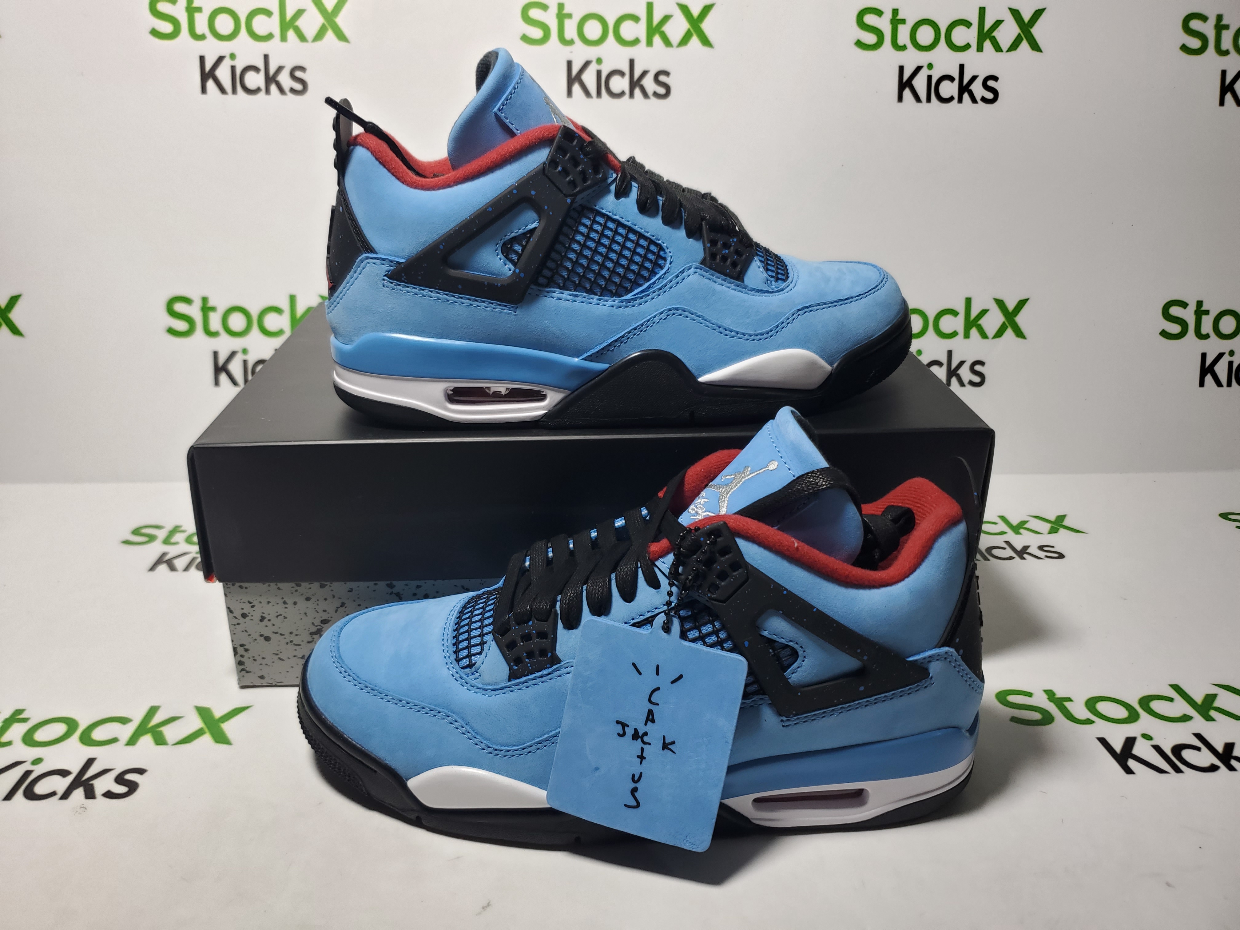 PK God Batch Air Jordan 4 Retro Travis Scott Cactus Jack 308497-406 review Stockxkicks 01