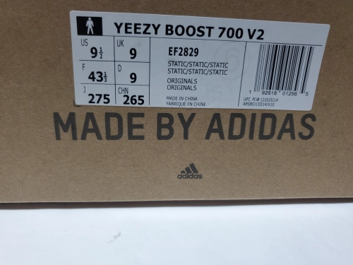 LJR Batch Yeezy Boost 700 V2 “Static” EF2829 review 