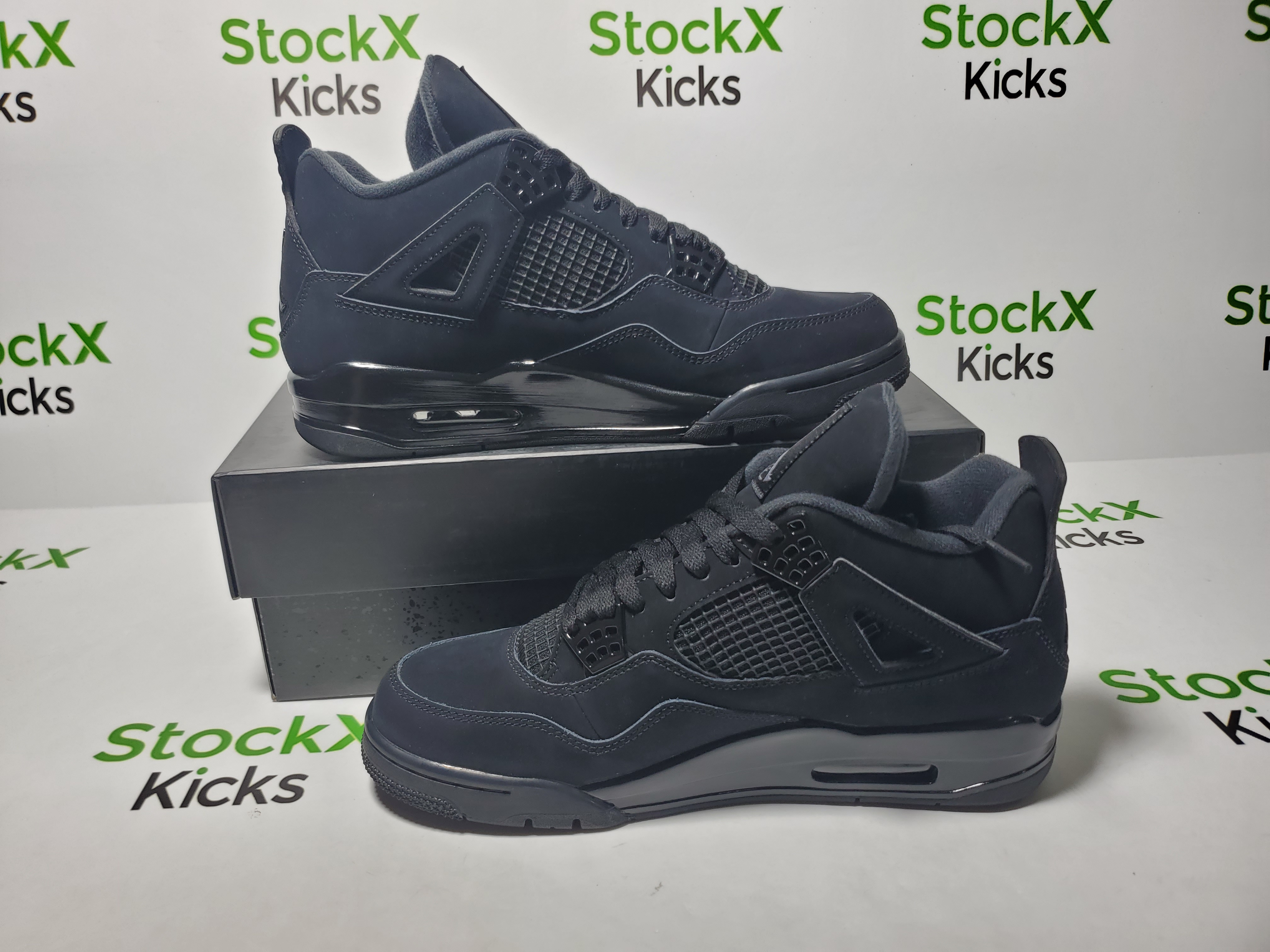 【Top PK God Batch】PK God Batch Air Jordan 4 Retro Black Cat CU1110-010 review Stockxkicks 02