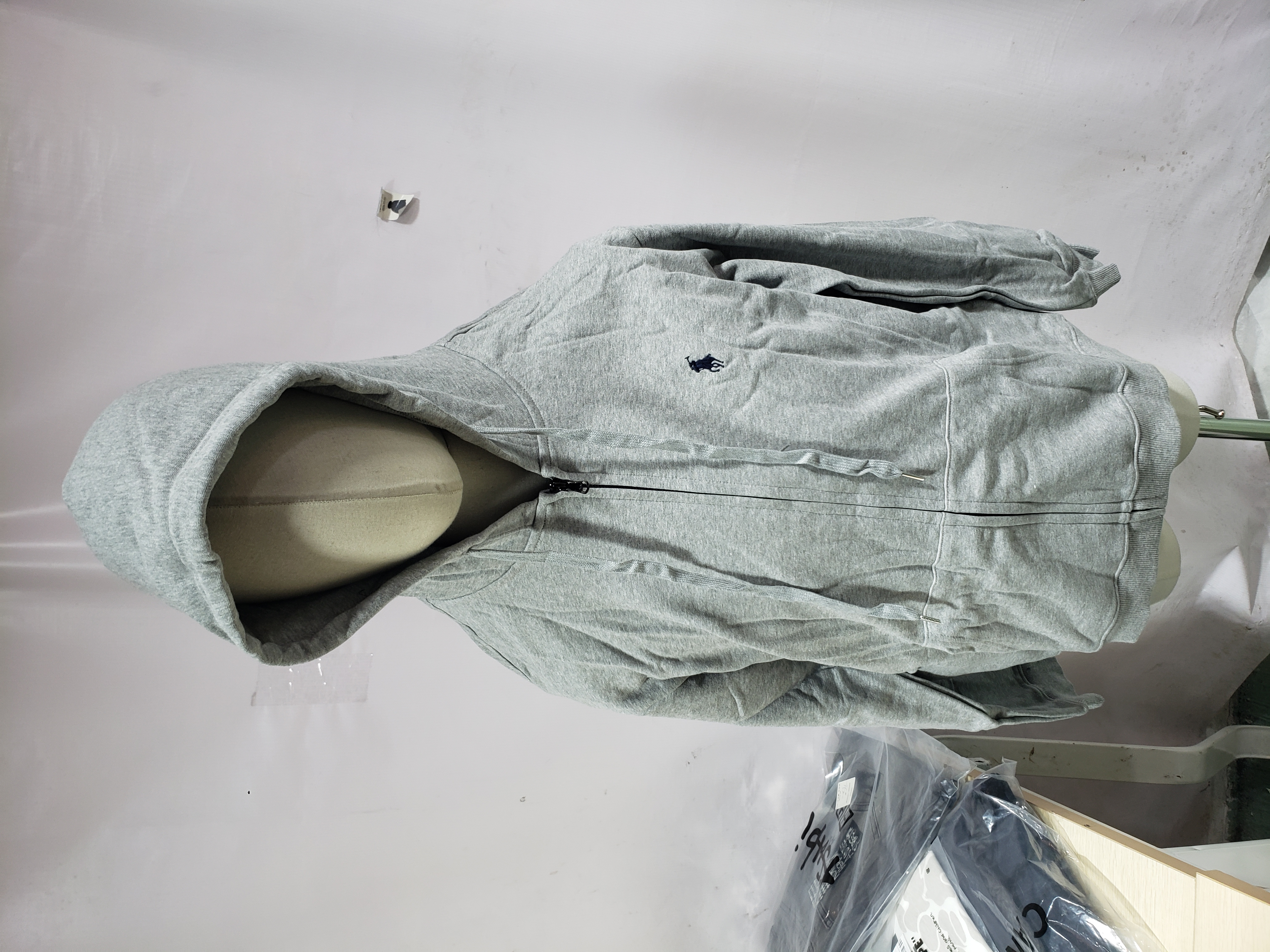 Polo Ralph Lauren Double-Knit Full-Zip Hoodie Grey review Stockxkicks 01