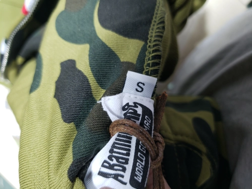 BAPE Cloro Camo Shark Full Zip Hoodie Green FW18 review 
