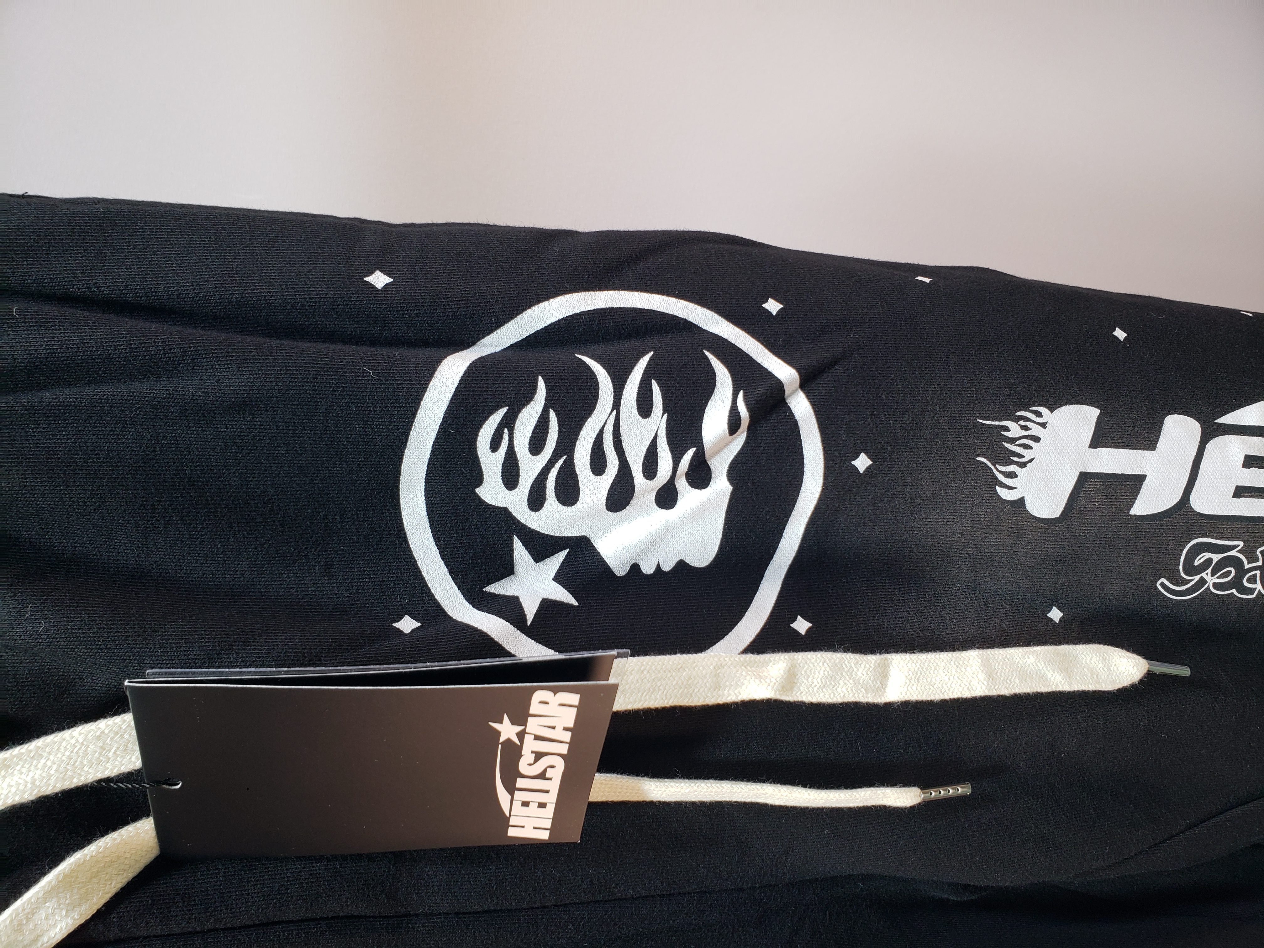 Hellstar Studios Racer Flare Black Sweatpants review Stockxkicks 02