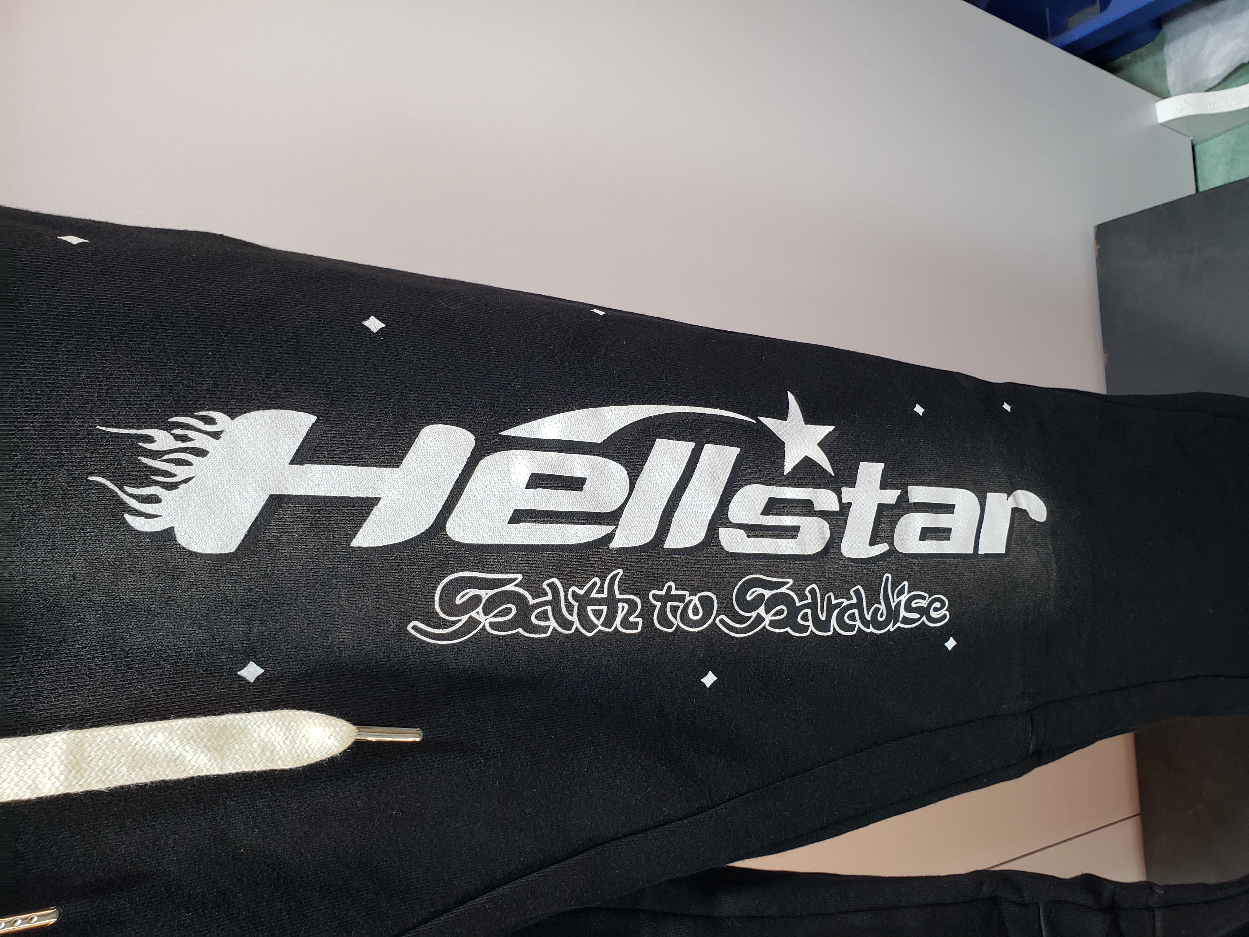 Hellstar Studios Racer Flare Black Sweatpants review Stockxkicks 03
