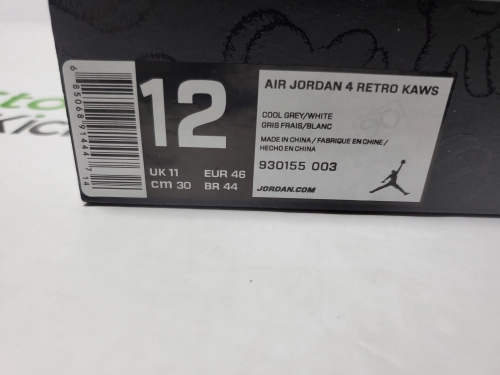 PK God Batch Air Jordan 4 Retro Kaws  930155-003 review 
