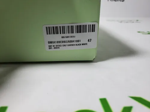 PK God Batch OFF-WHITE Out Of Office OOO Low Black White OMIA189C99LEA0191001 review 