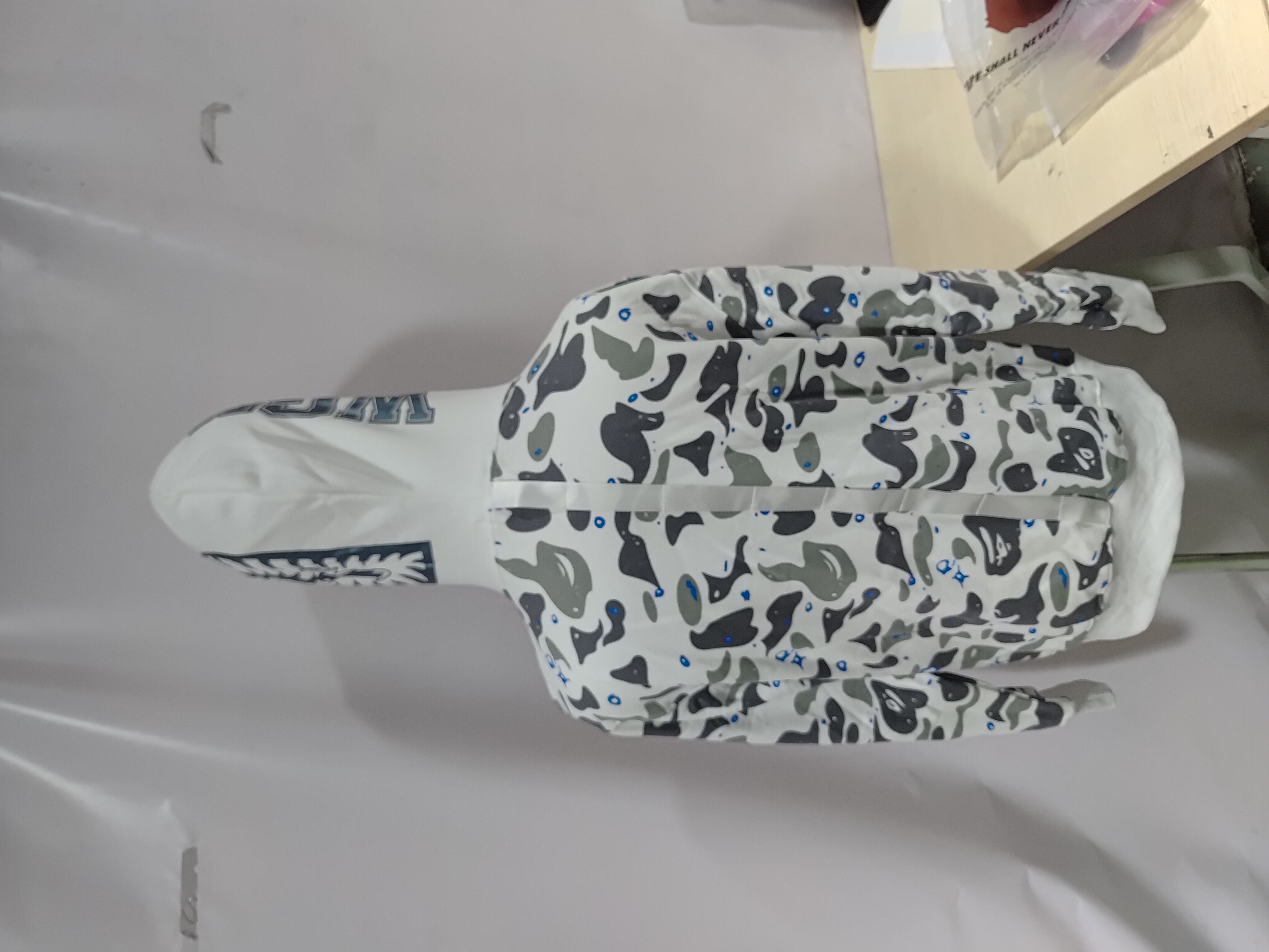 BAPE Space Camo Shark Full Zip Hoodie White review Stockxkicks 06