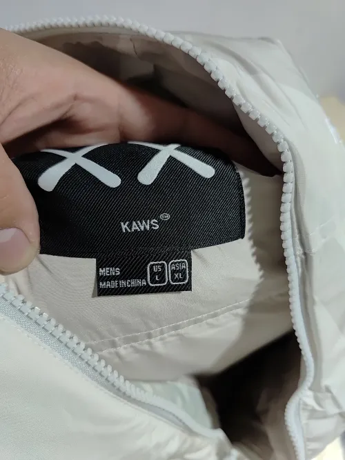 The North Face x Kaws Splicing White And XX white Down Jacket review 