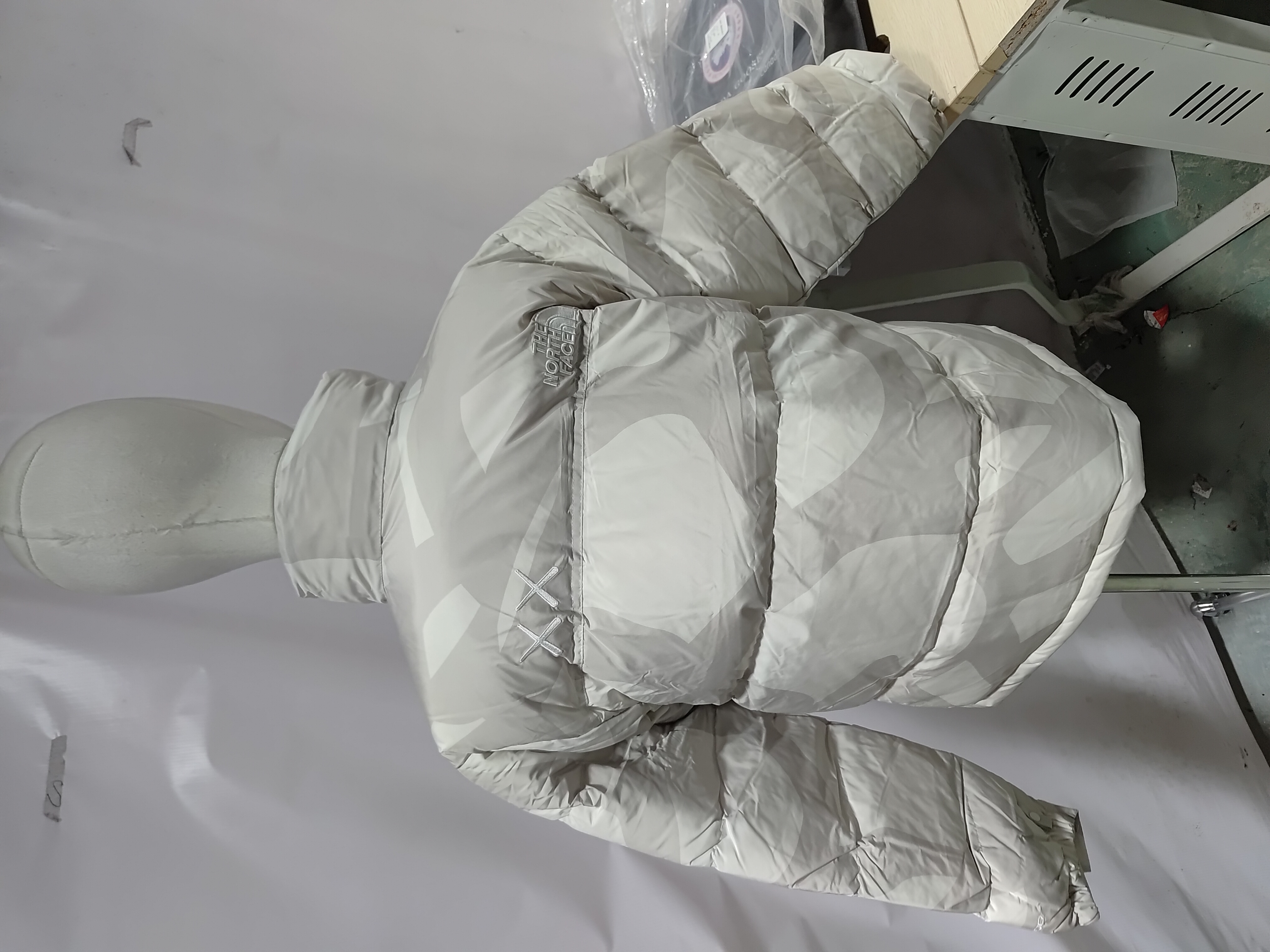 The North Face x Kaws Splicing White And XX white Down Jacket review Stockxkicks 05