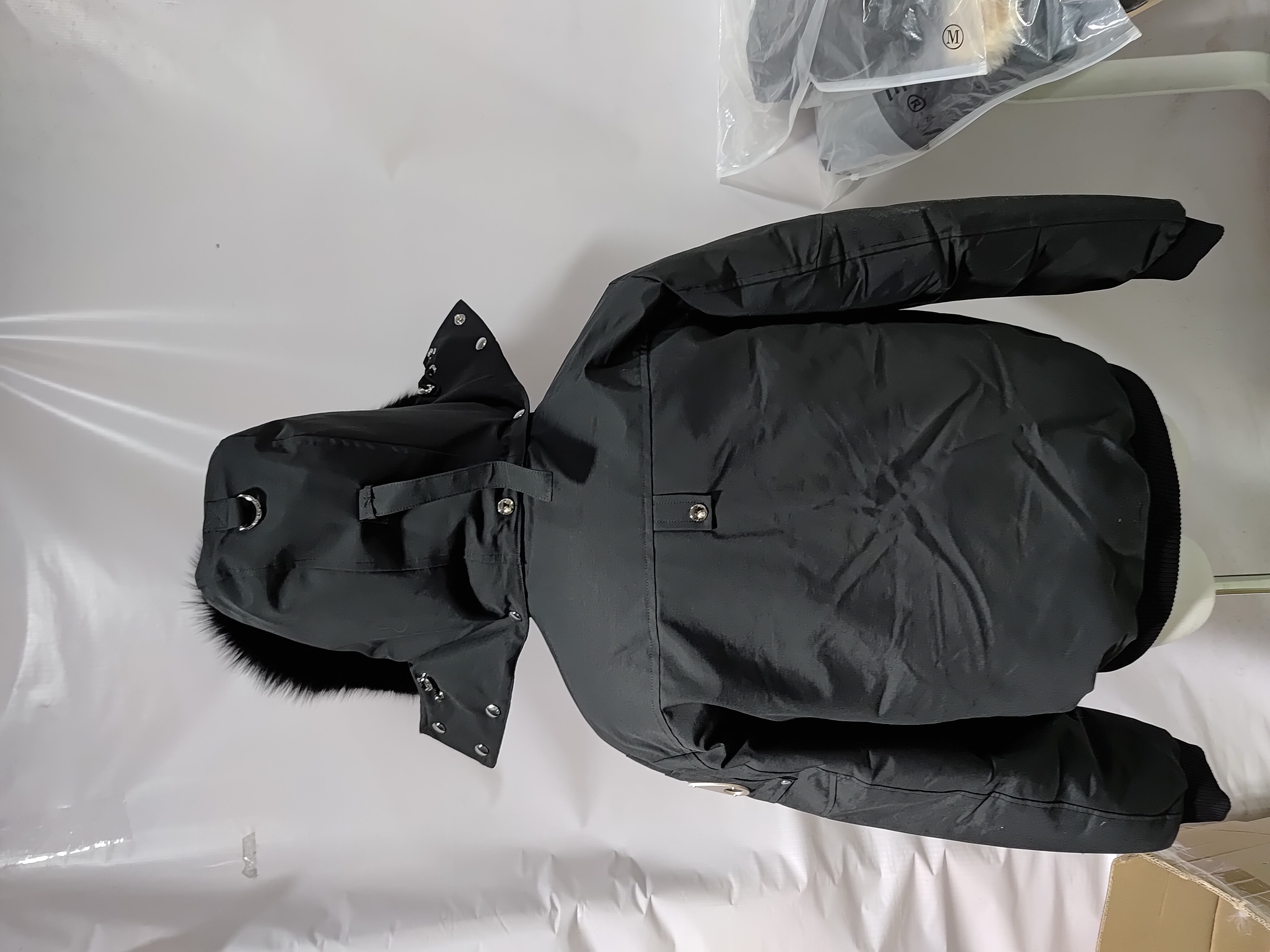 Moose Knuckles Men's Balistic Bomber Zip-Up Fur Jacket Black review Stockxkicks 04