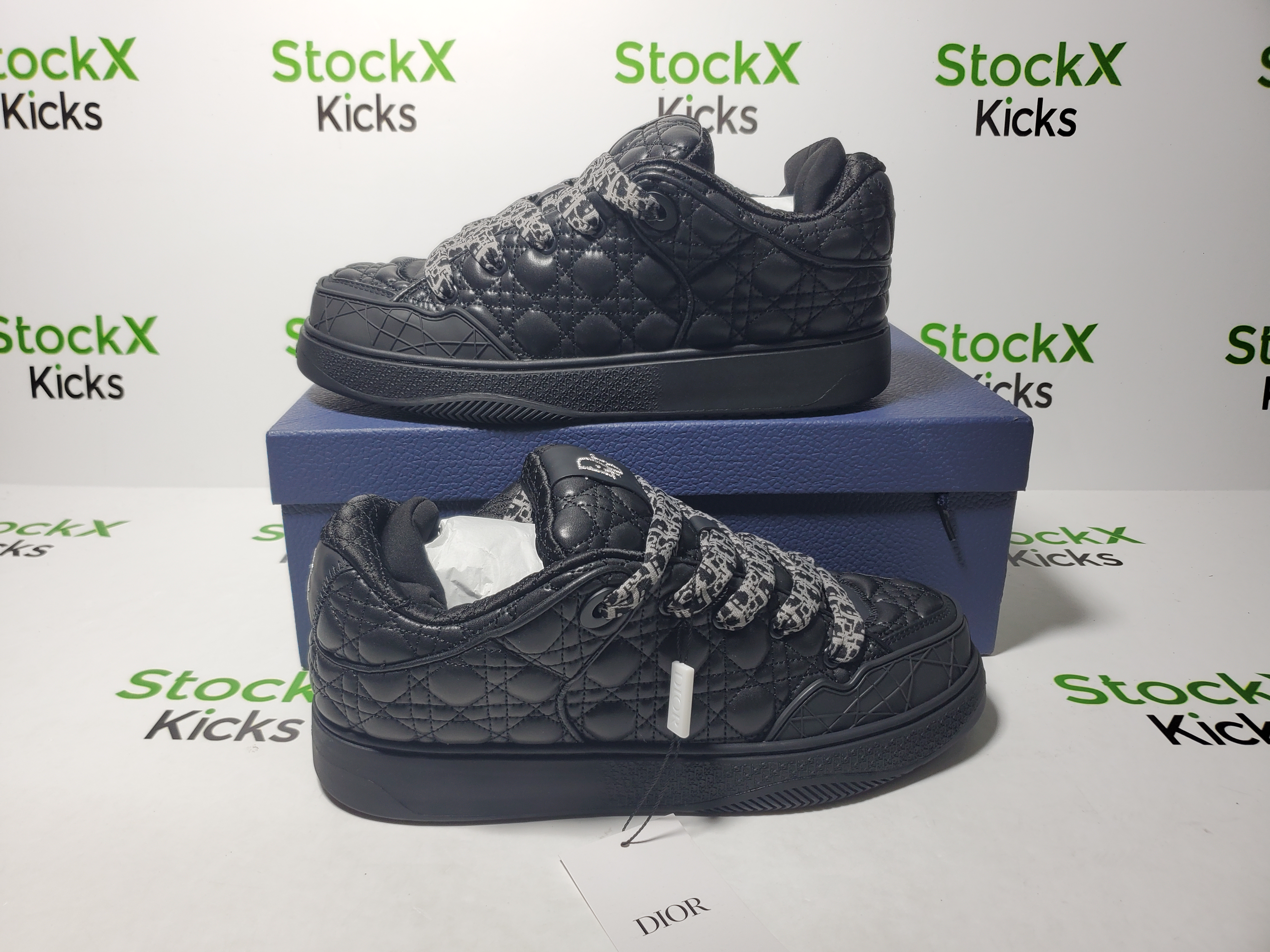 Dior B9S Skater Sneaker Black Quilted Cannage Calfskin review Stockxkicks 01