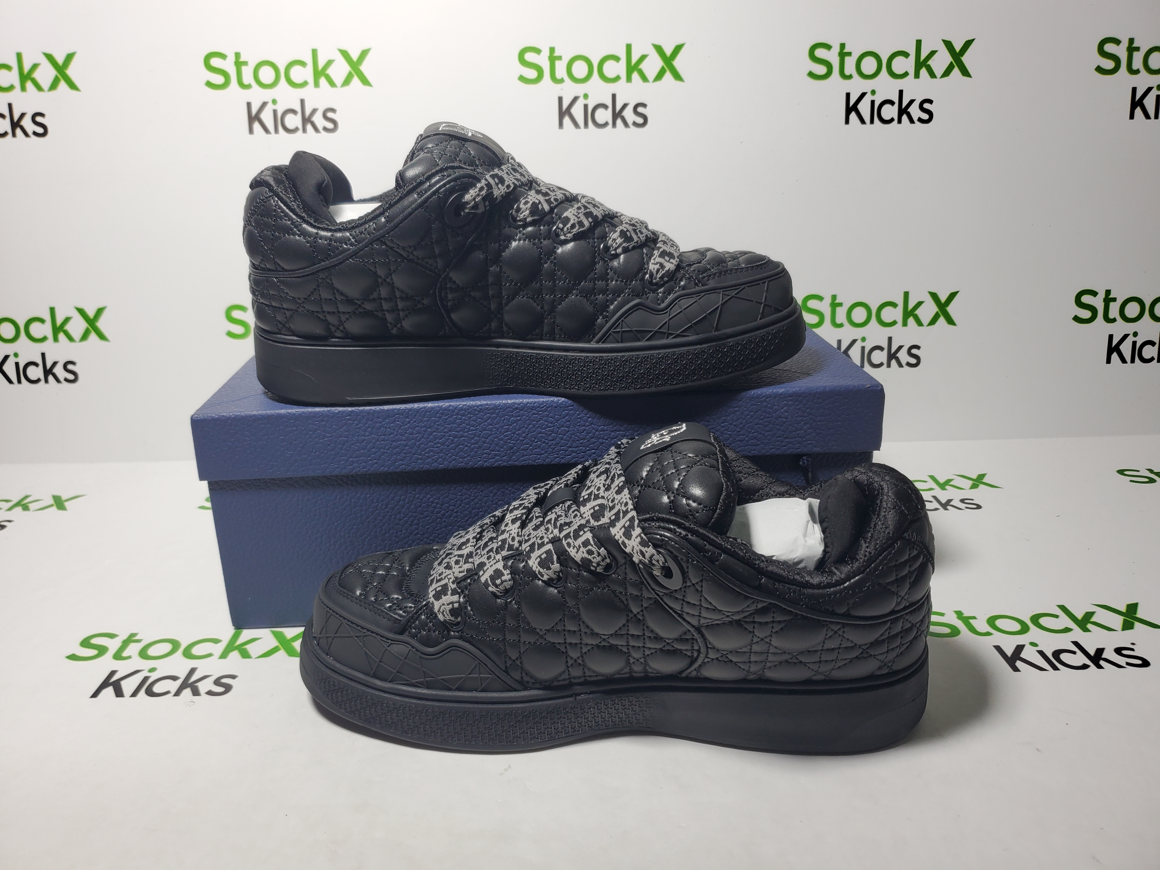 Dior B9S Skater Sneaker Black Quilted Cannage Calfskin review Stockxkicks 02