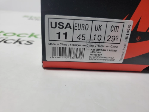 【Special Offers】PK God Batch Air Jordan 1 High OG “Chicago” 555088-101 review 