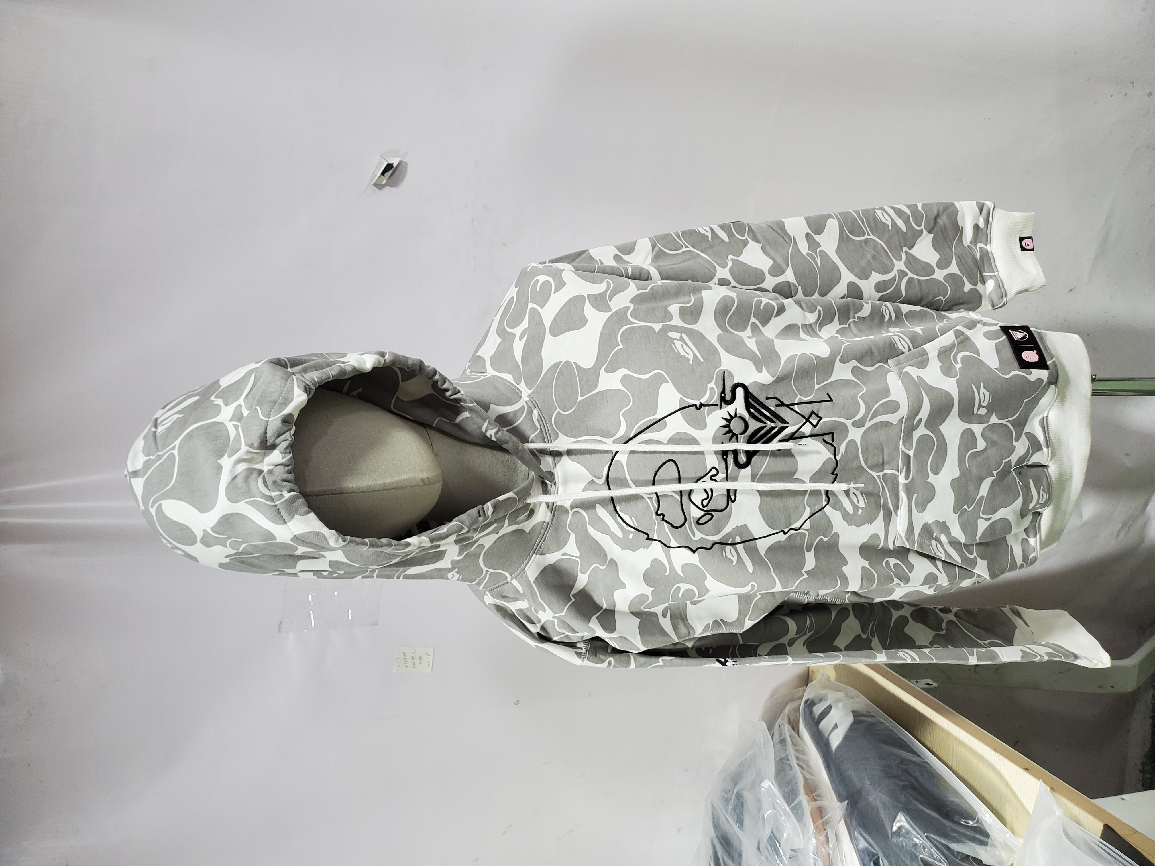 BAPE x Inter Miami CF Camo Pullover Hoodie Pink & Black & White review Stockxkicks 01