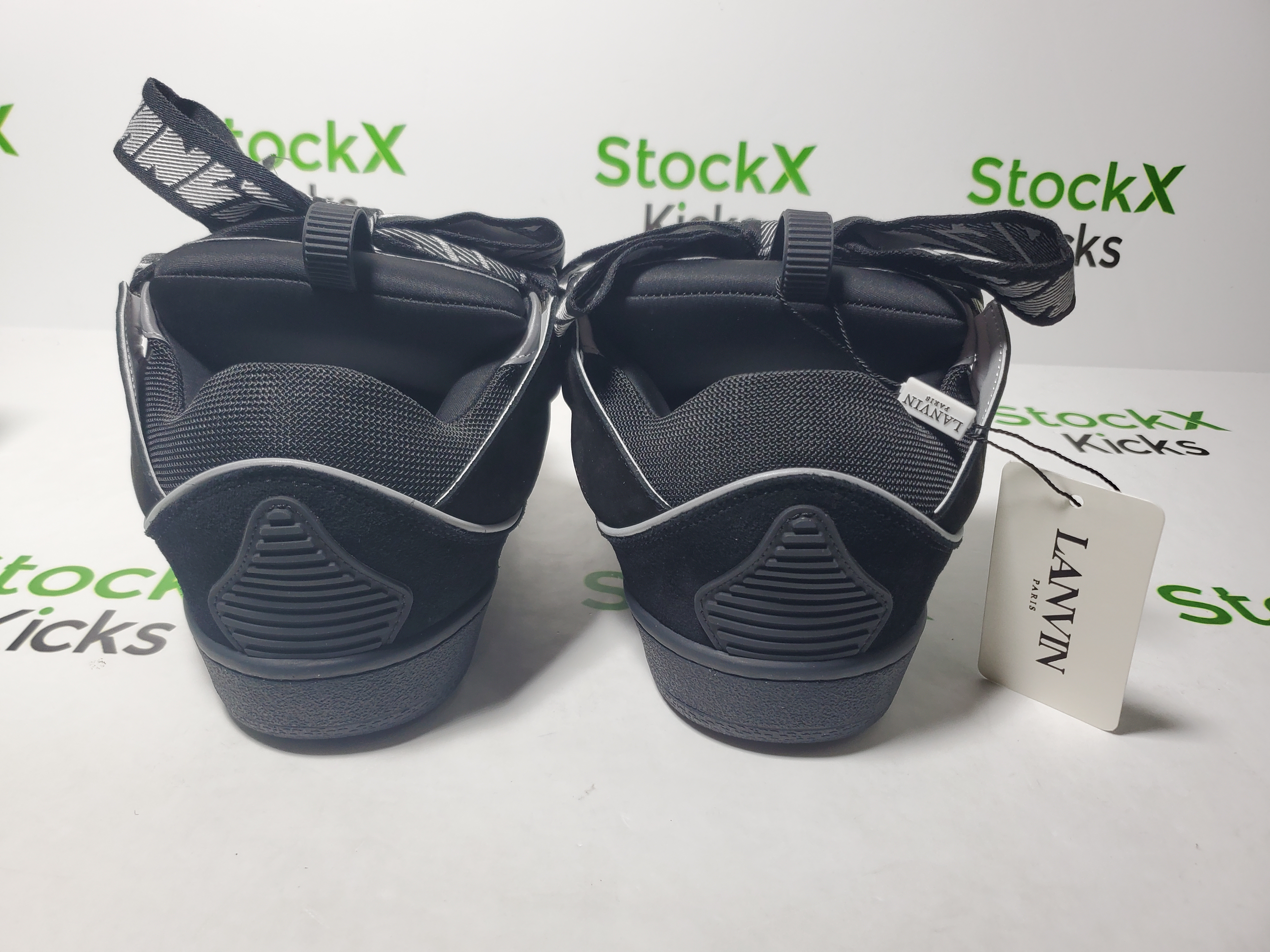 【Top PK God Batch】Lanvin Curb Sneaker Black Grey FM-SKRK11-REFL-P2210 review Stockxkicks 03