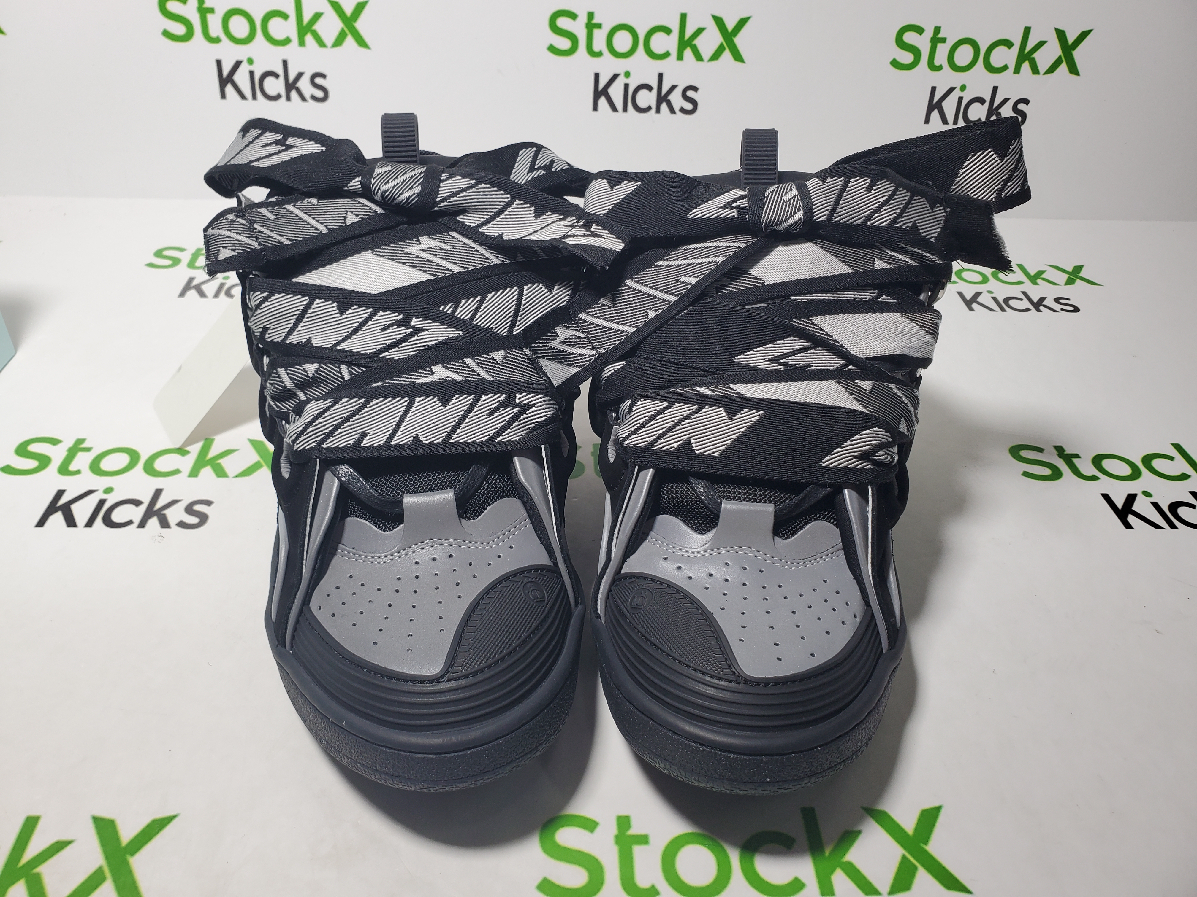 【Top PK God Batch】Lanvin Curb Sneaker Black Grey FM-SKRK11-REFL-P2210 review Stockxkicks 04