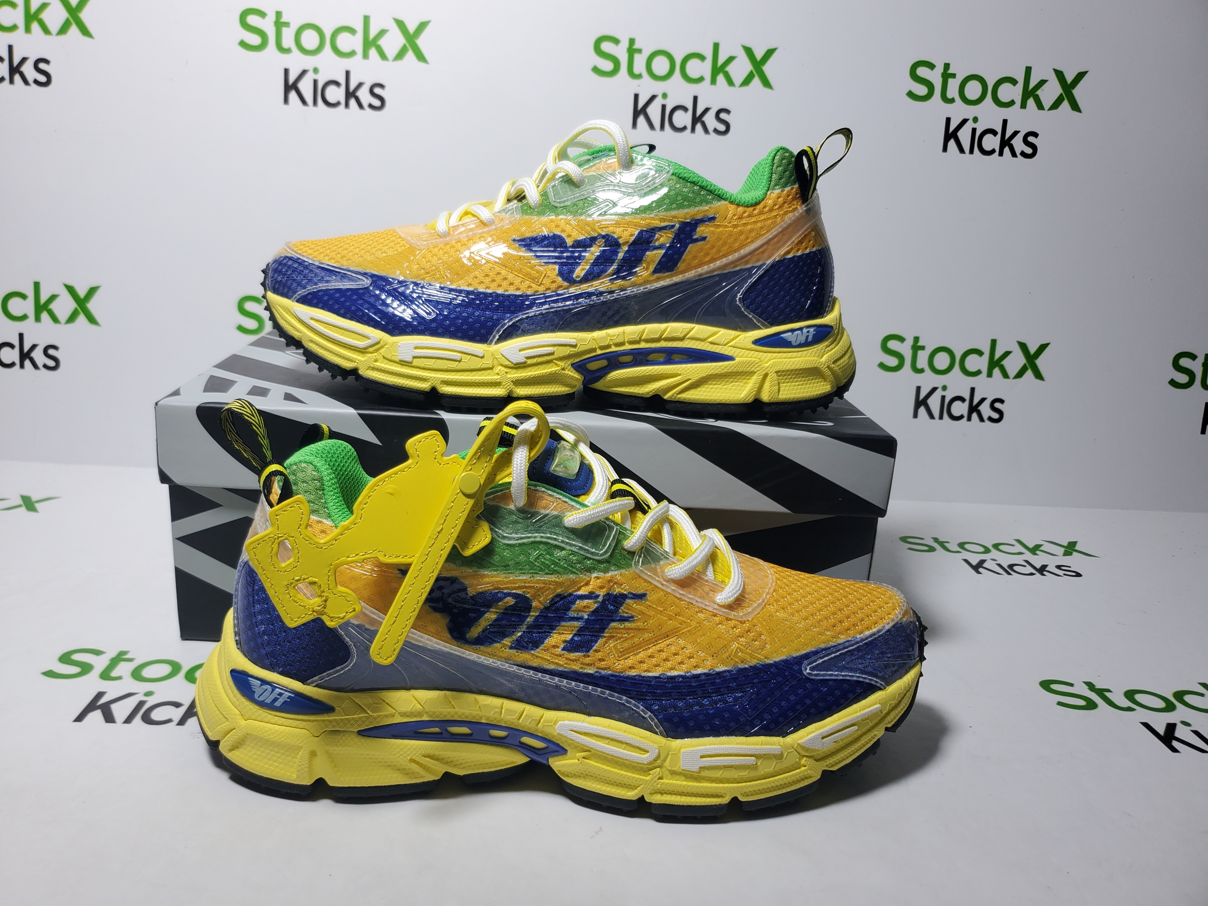 Off White Be Right Back Sneakers Colorful Print OMIA295F AB001 0033 review Stockxkicks member customer order QC photos, for r 01