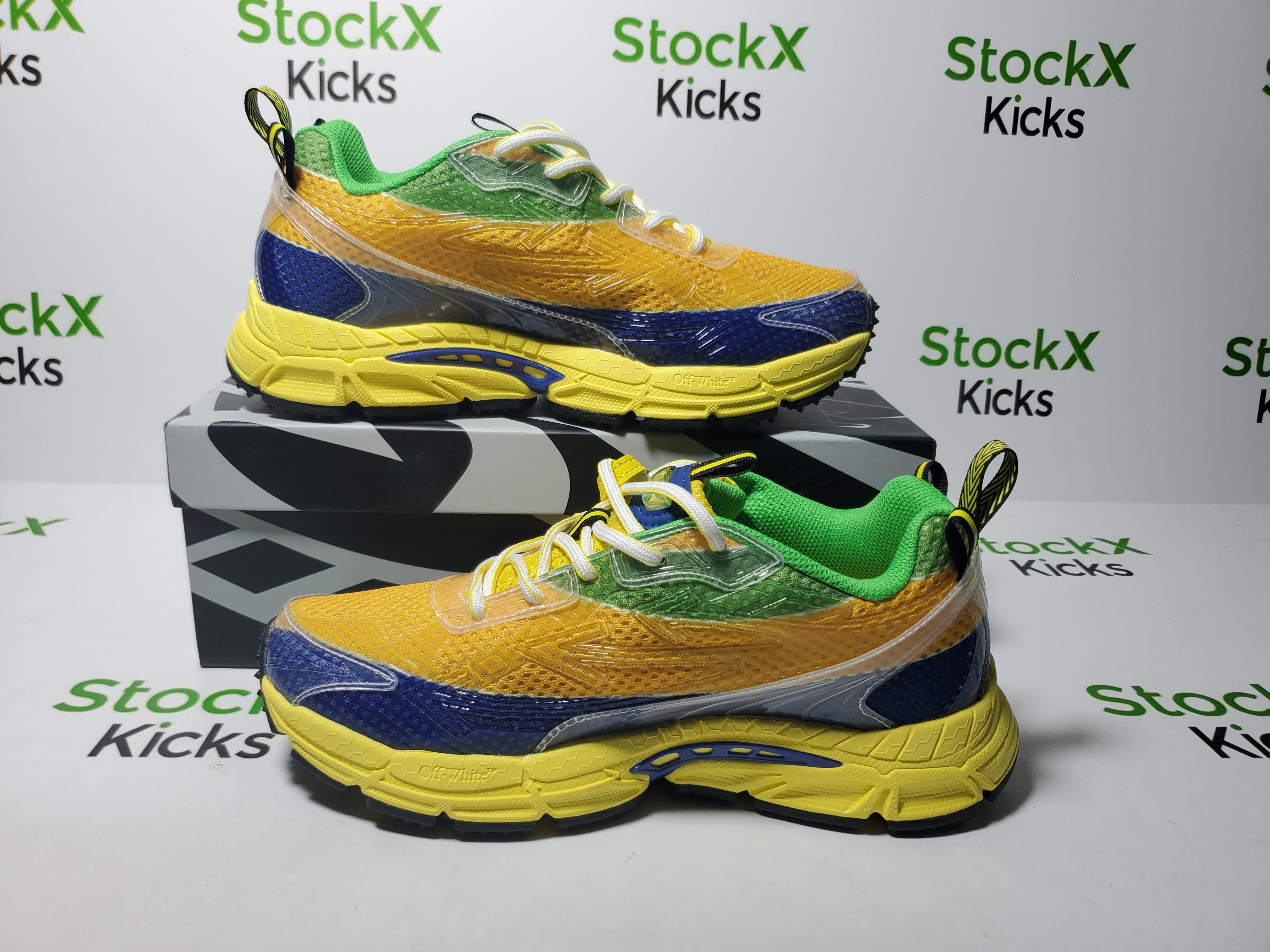 Off White Be Right Back Sneakers Colorful Print OMIA295F AB001 0033 review Stockxkicks member customer order QC photos, for r 02