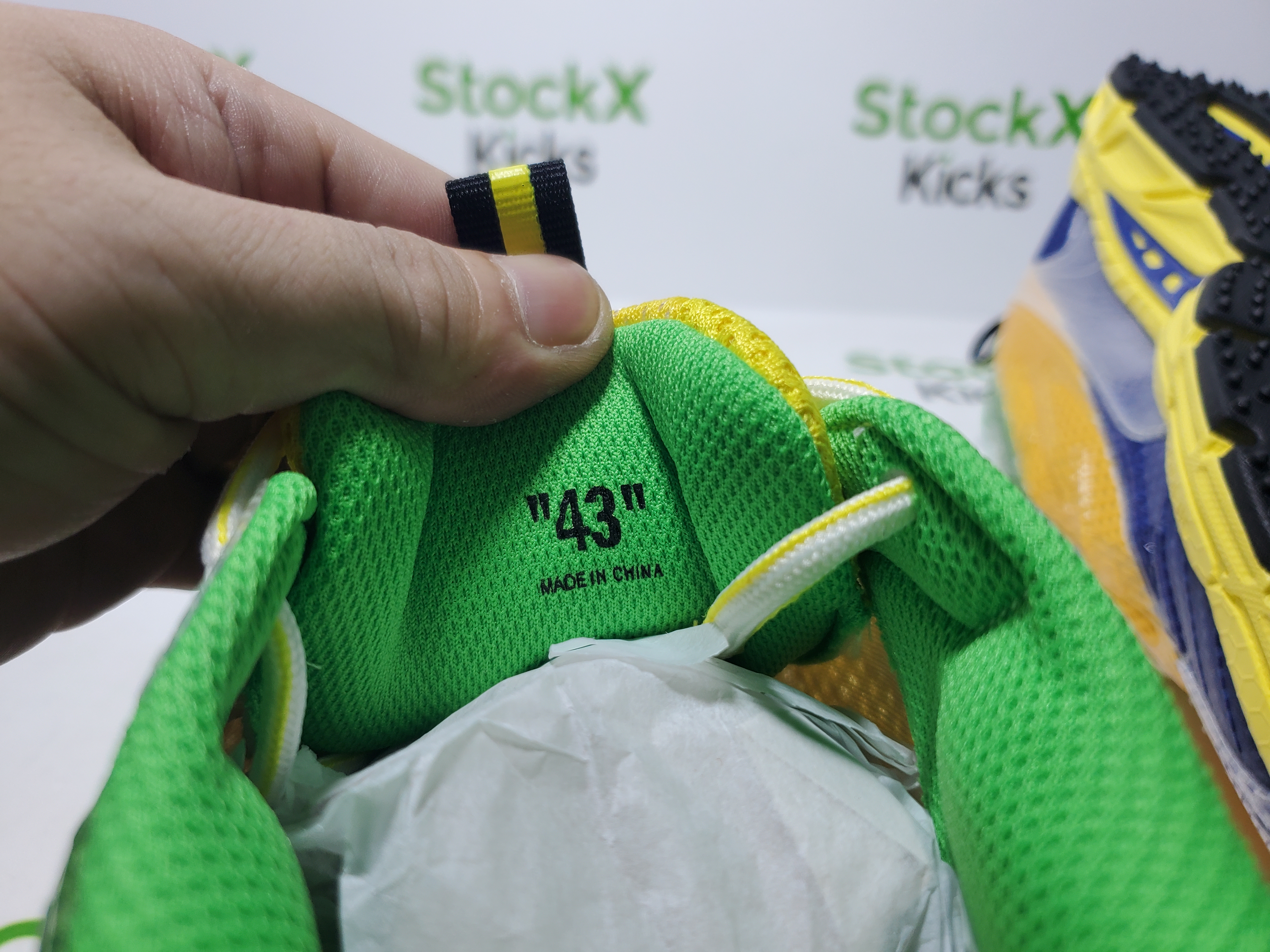 Off White Be Right Back Sneakers Colorful Print OMIA295F AB001 0033 review Stockxkicks member customer order QC photos, for r 06