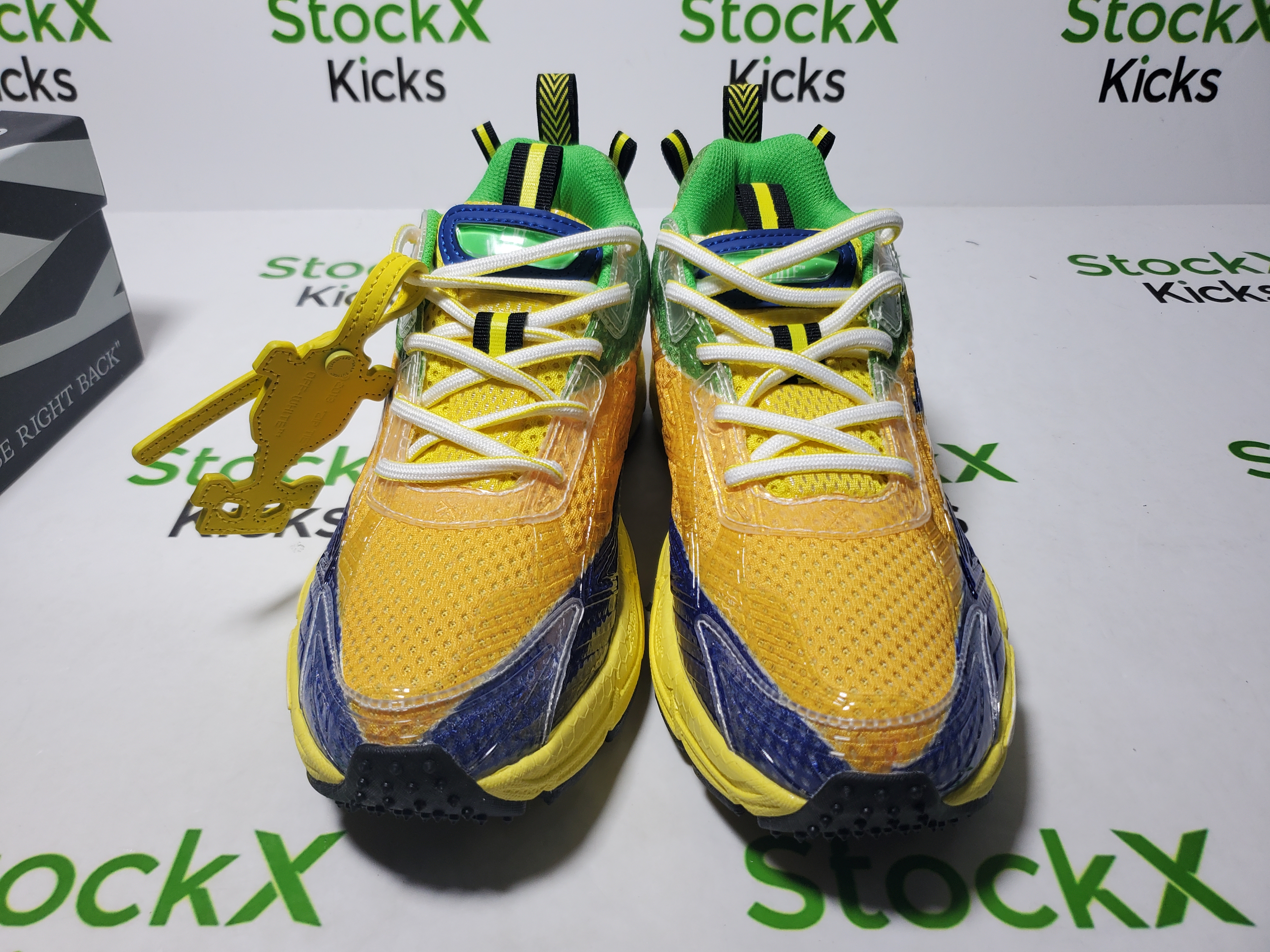 Off White Be Right Back Sneakers Colorful Print OMIA295F AB001 0033 review Stockxkicks member customer order QC photos, for r 04