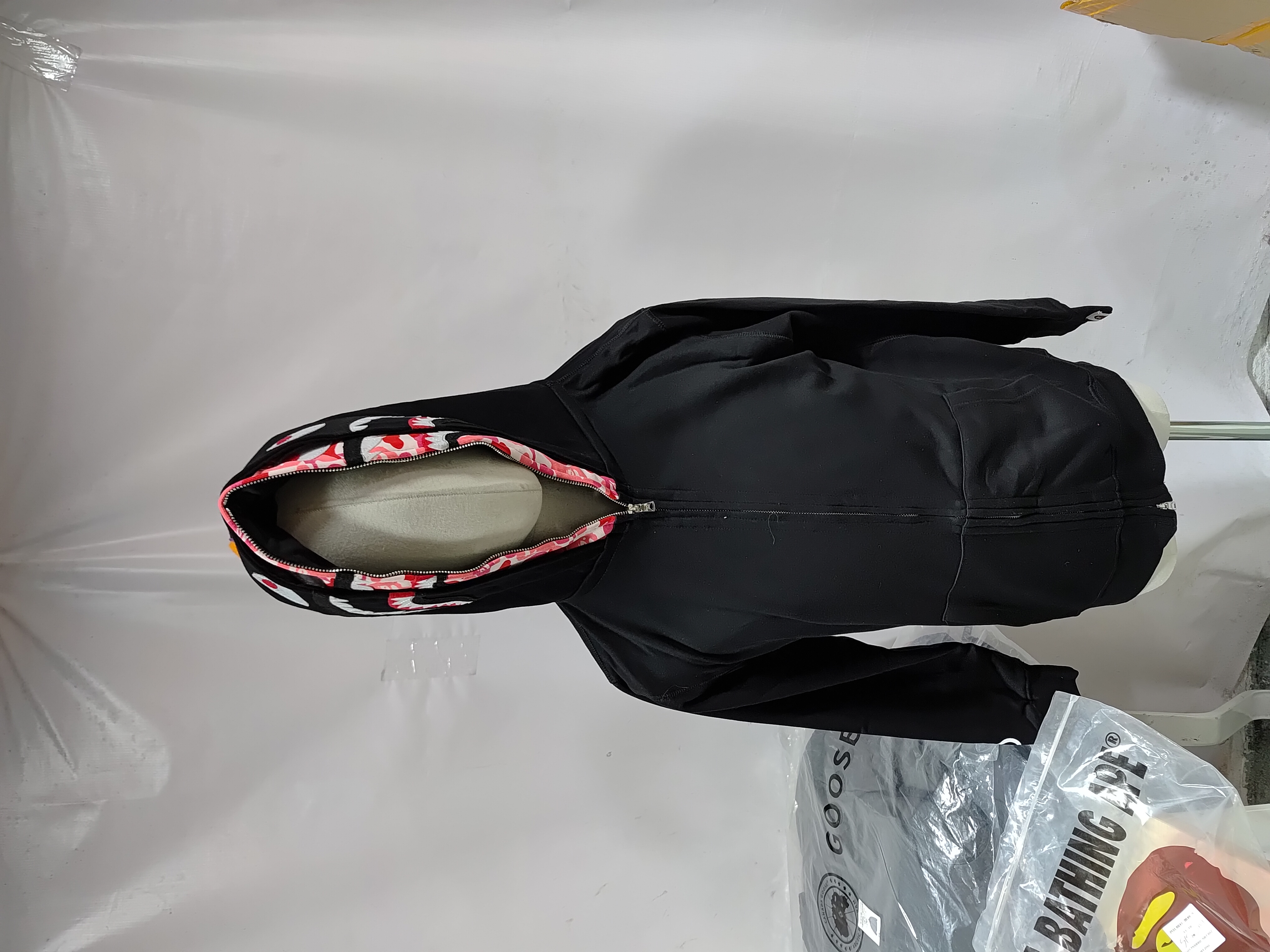 BAPE ABC Camo Shark Zip Hoodie Black review Stockxkicks 01