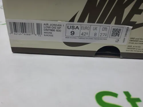 PK God Batch Air Jordan 1 Low Travis Scott White Pink DM7866-600 review 