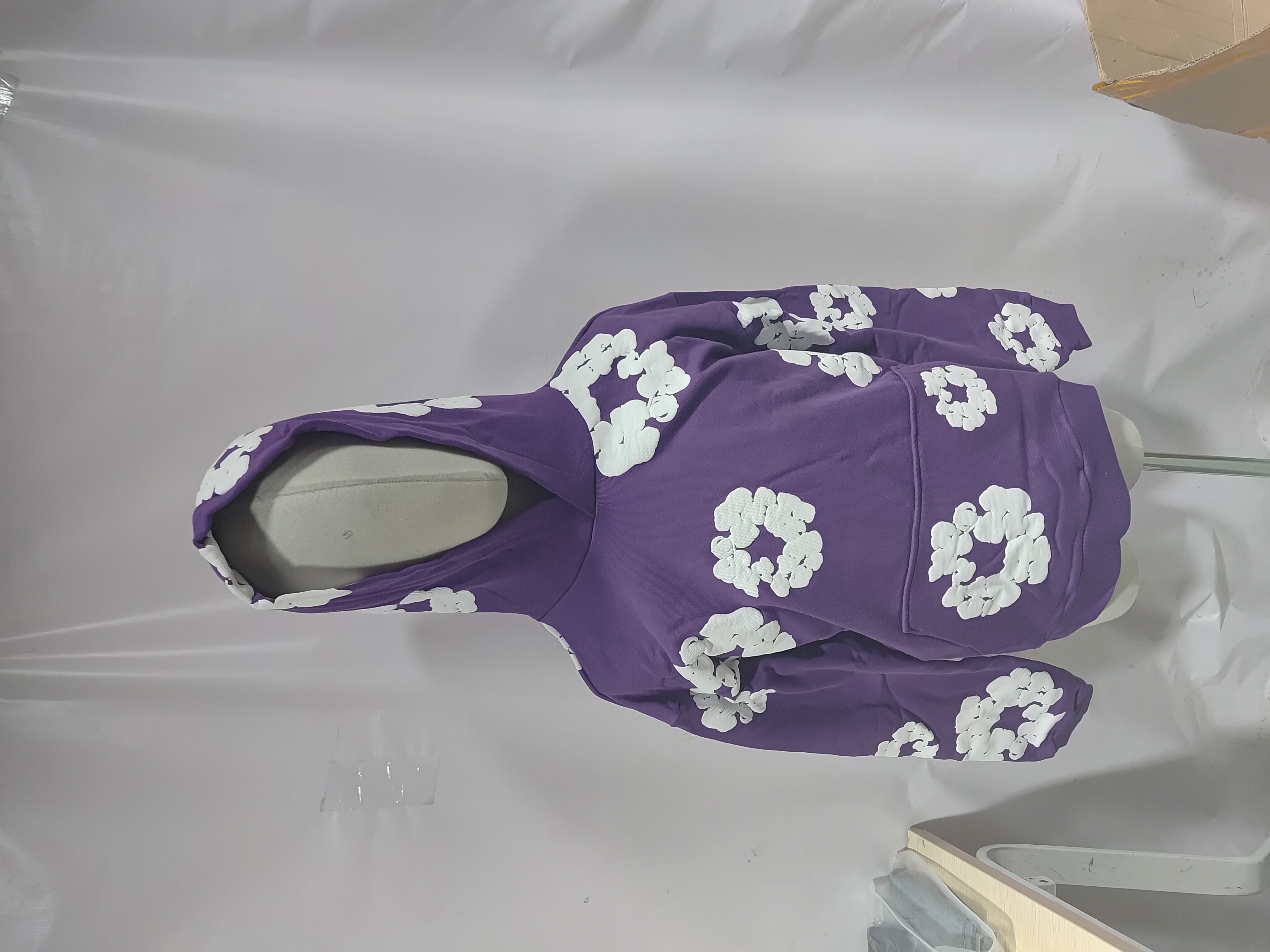 Denim Tears The Cotton Wreath Sweatshirt Purple Hoodie review Stockxkicks 01