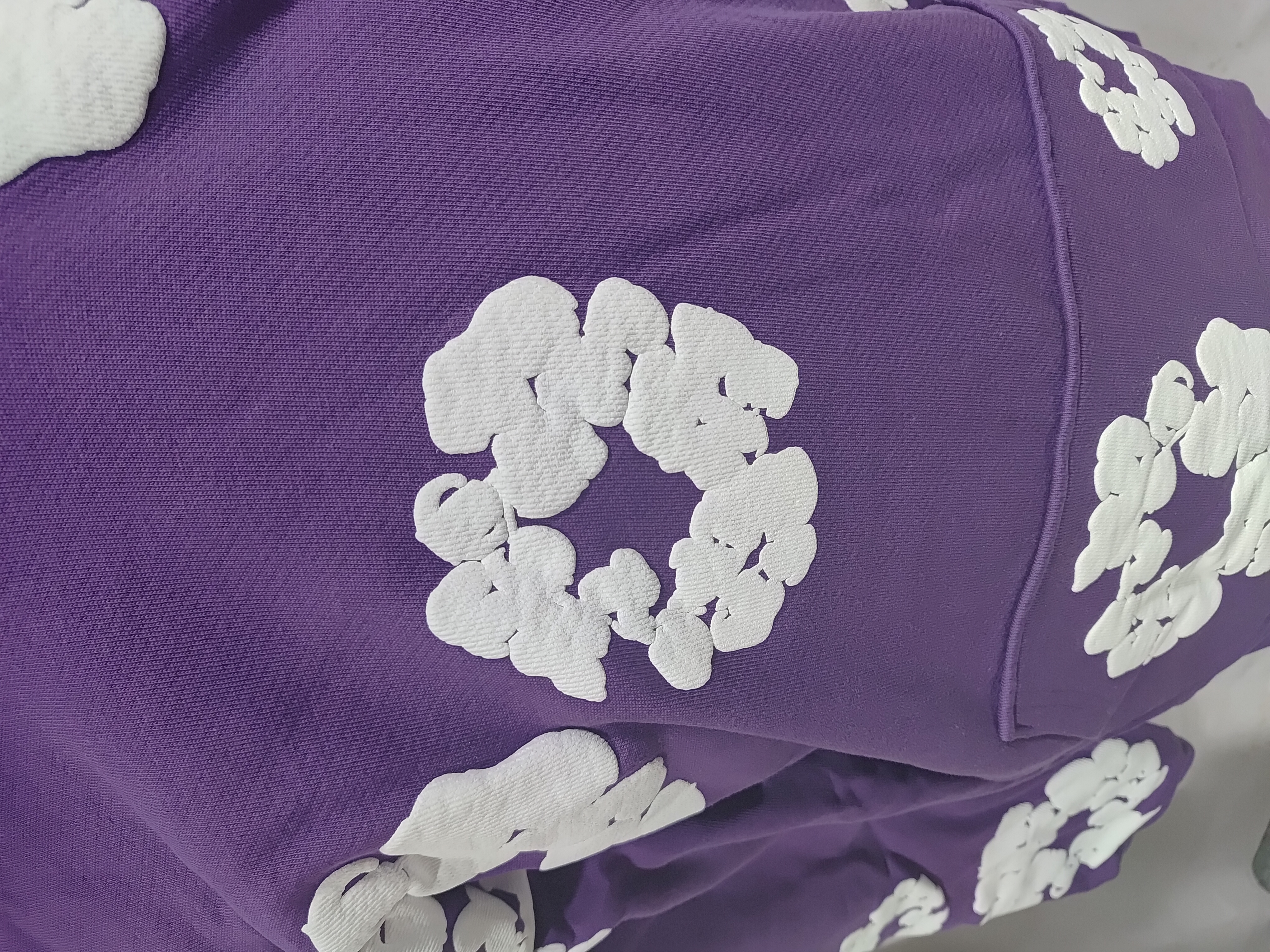 Denim Tears The Cotton Wreath Sweatshirt Purple Hoodie review Stockxkicks 02