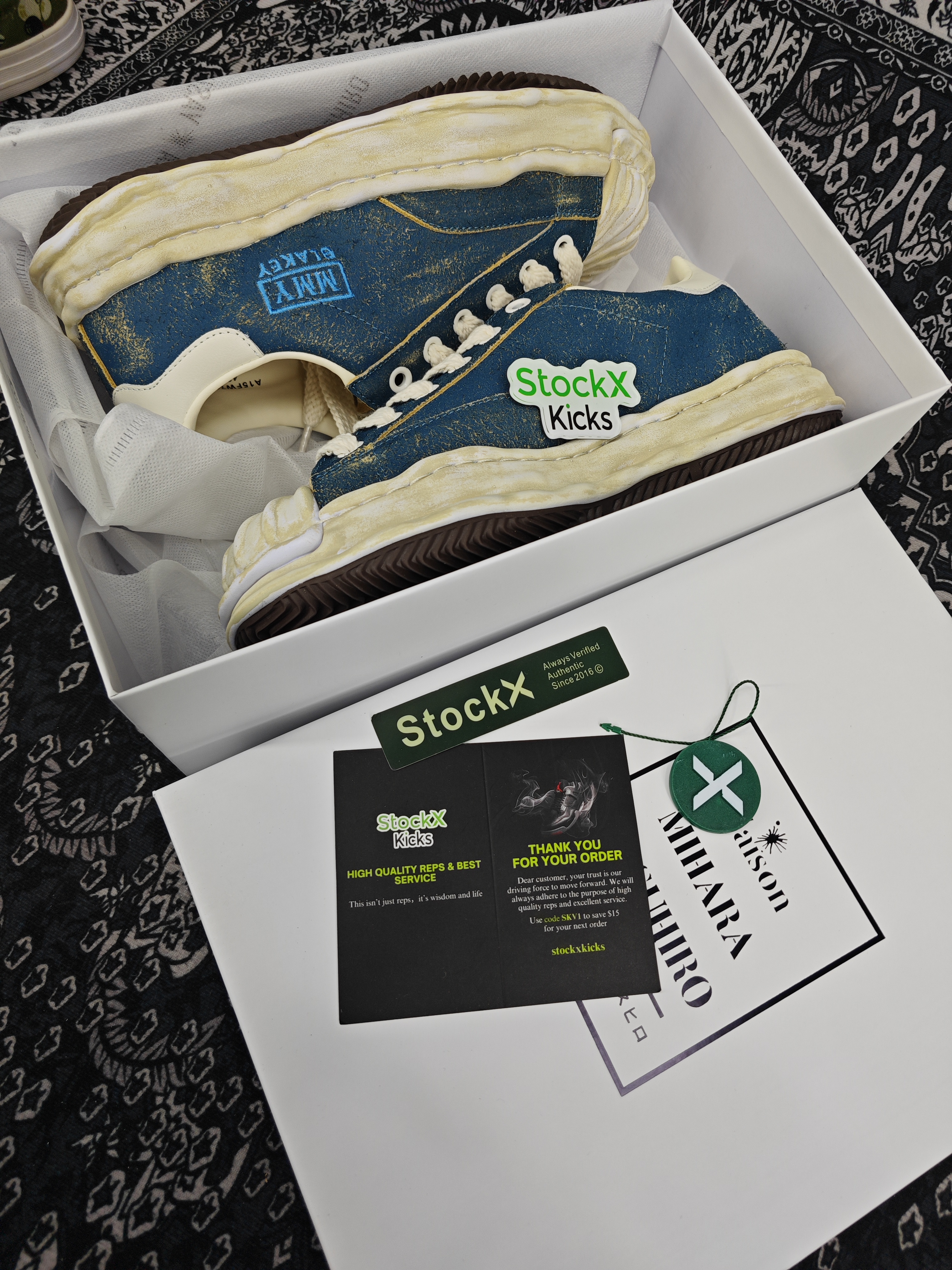 MIHARA YASUHIRO Blue NO.603 review stockxkicks