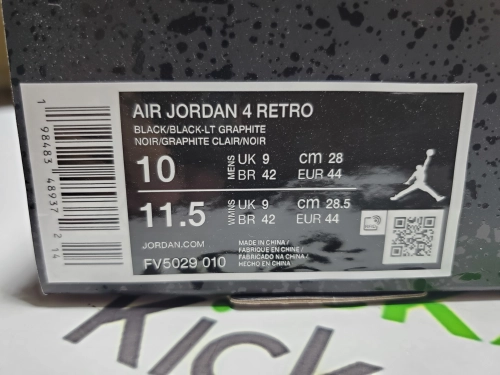 PK God Batch Air Jordan 4 Retro Black Cat (2025) FV5029-010 review 