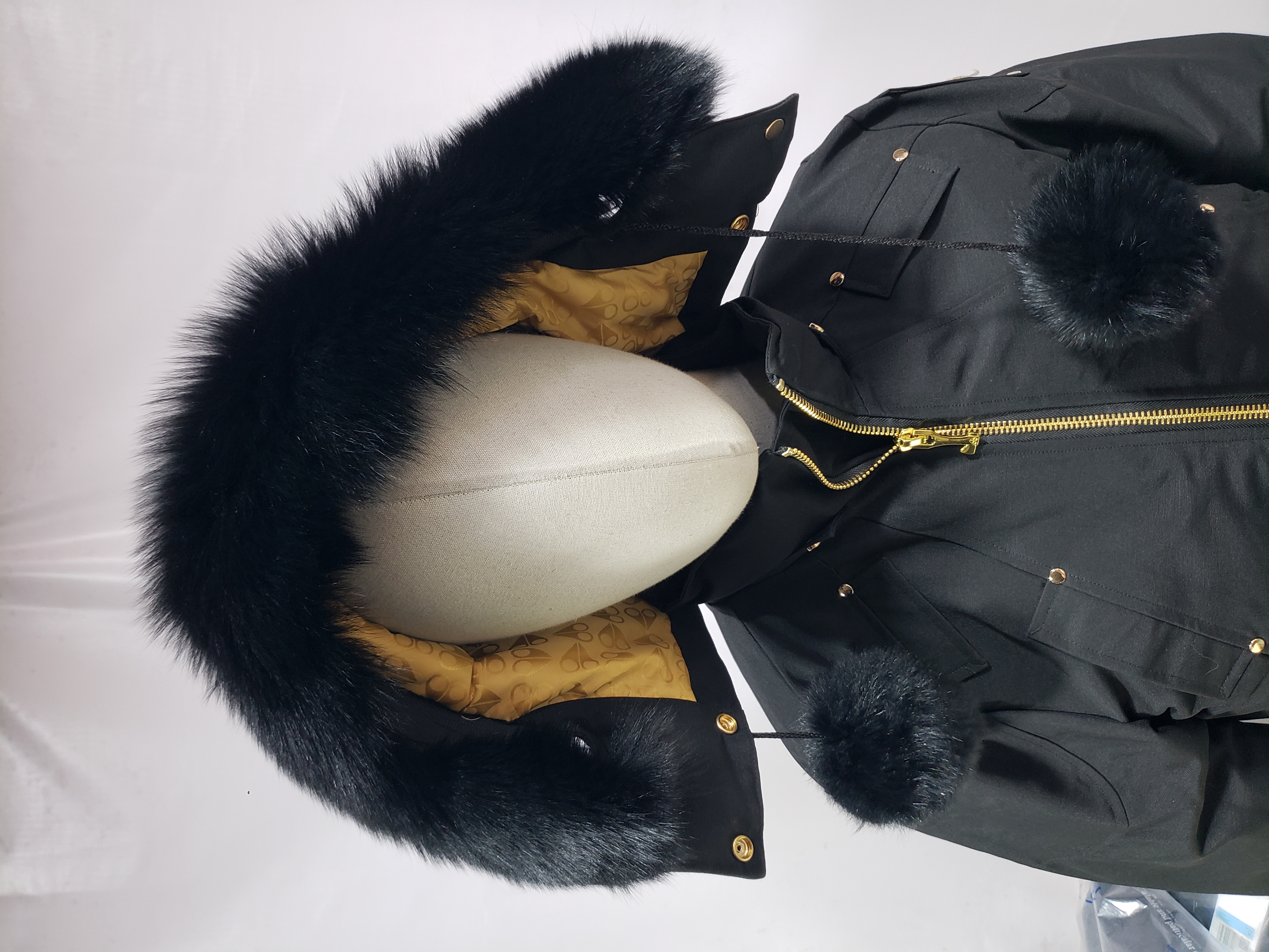 Moose Knuckles Short Bomber Jacket With A Pom-Pom #03-Black review Stockicks 02