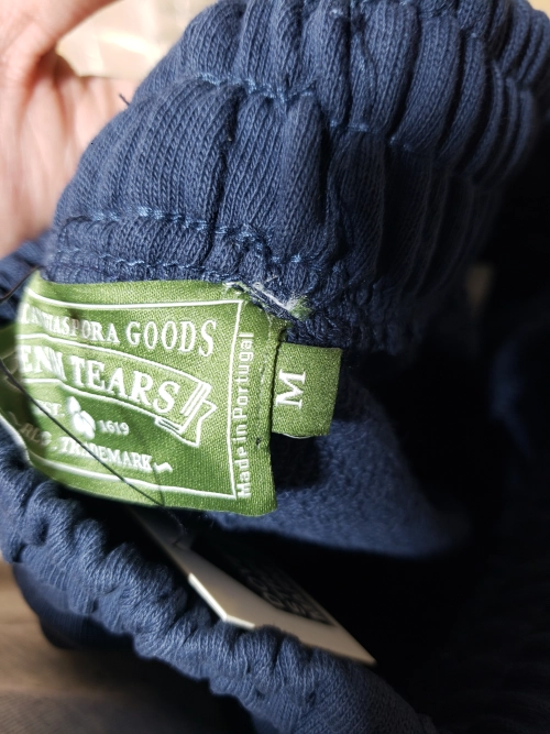 Denim Tears The Cotton Wreath Sweatpants Navy review 