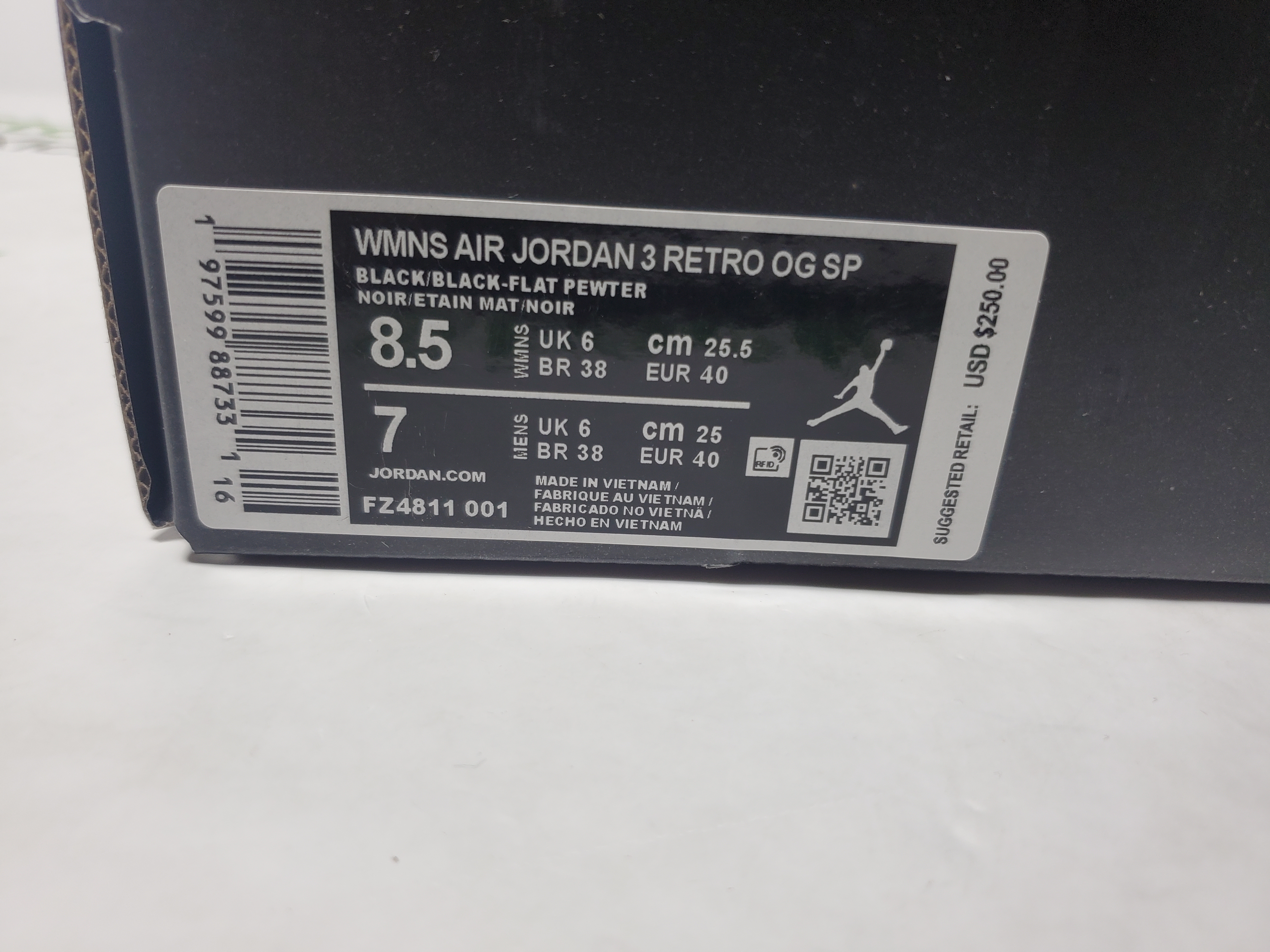 PK God Batch Air Jordan 3 x  A Ma Maniére FZ4811-001 review Stockicks 00