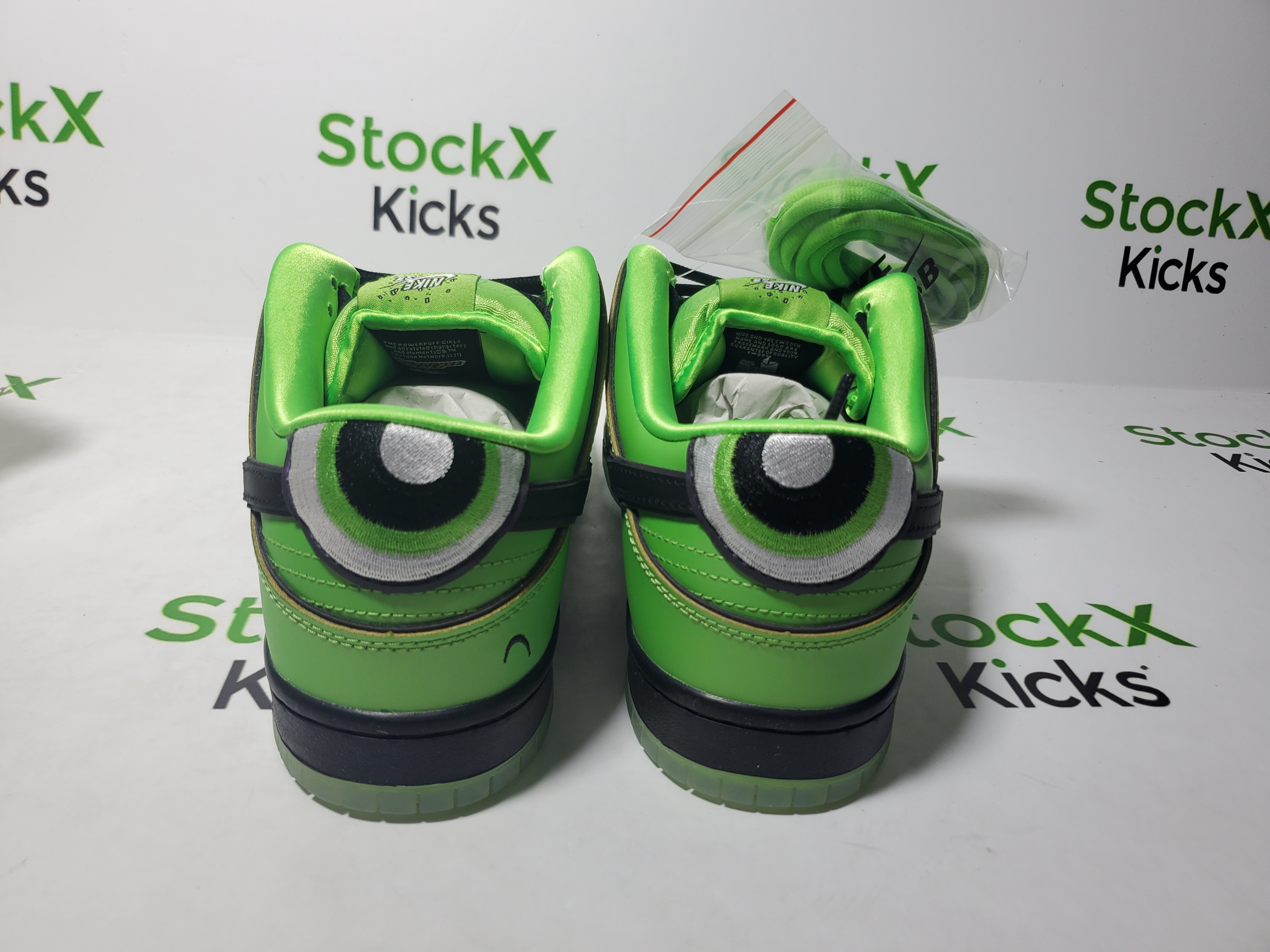 PK God Batch The Powerpuff Girls x Nike SB Dunk Low Buttercup FZ8319-300 review Stockicks 03