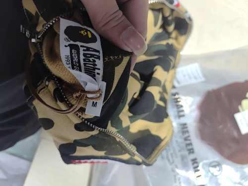 BAPE Cloro Camo Shark Full Zip Hoodie Yellow FW18 review 