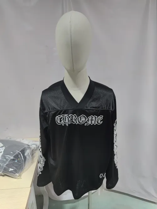 Chrome Hearts Long Sleeve Hockey Jersey Black review 