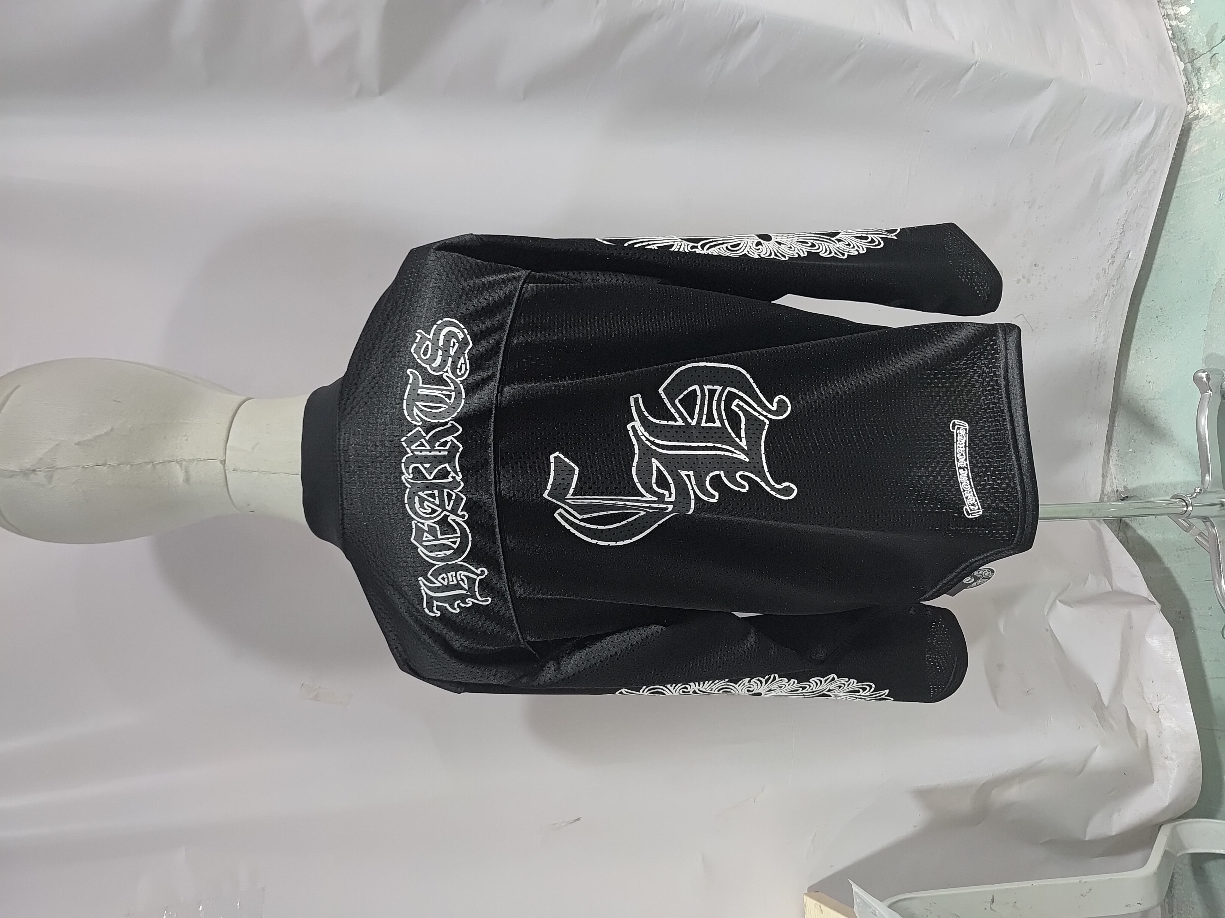 Chrome Hearts Long Sleeve Hockey Jersey Black review Stockicks 03