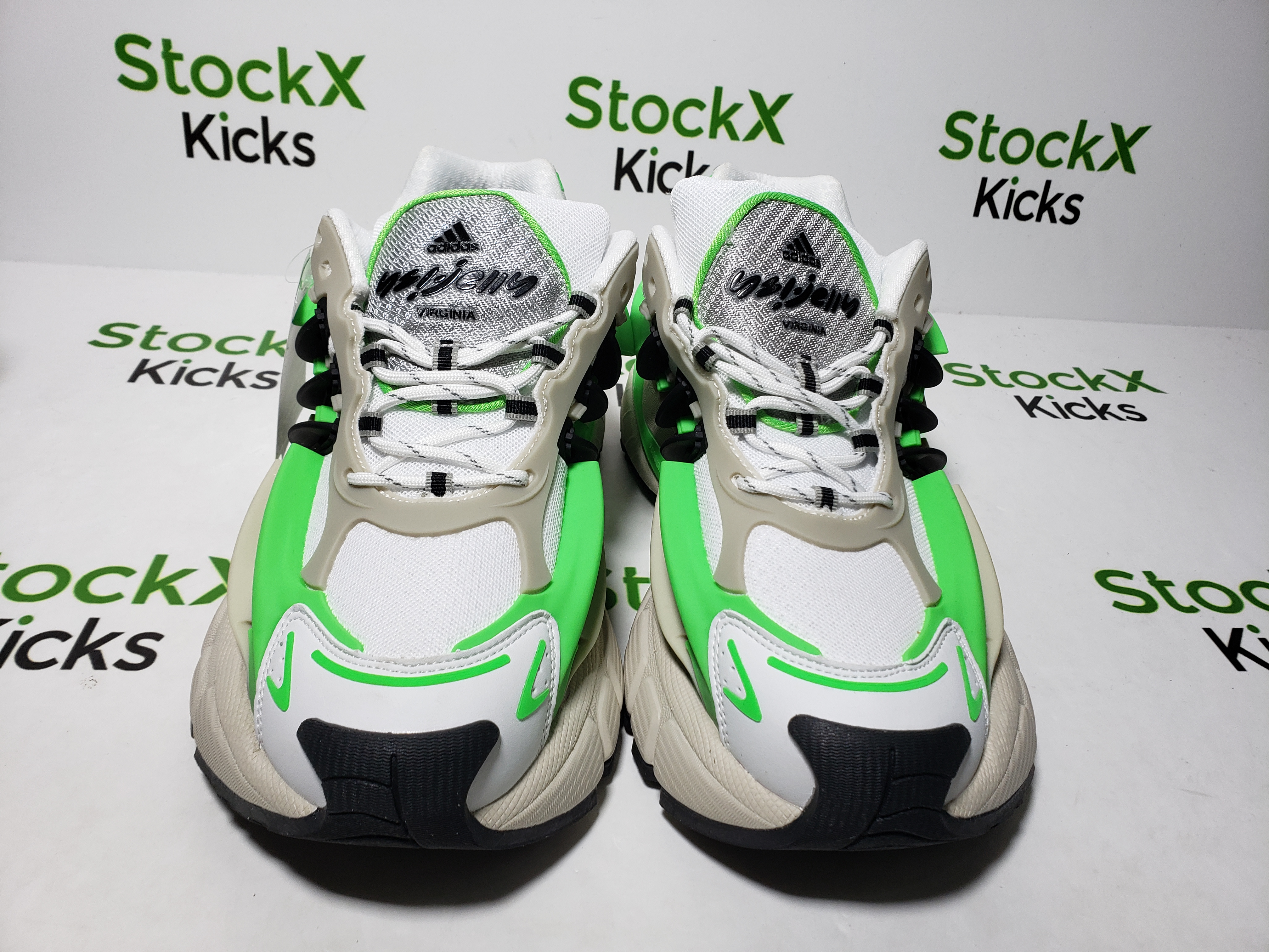 Adidas Adistar Jellyfish Pharrell Williams 'Focus Olive Real Green' JP9260 review Stockicks 04