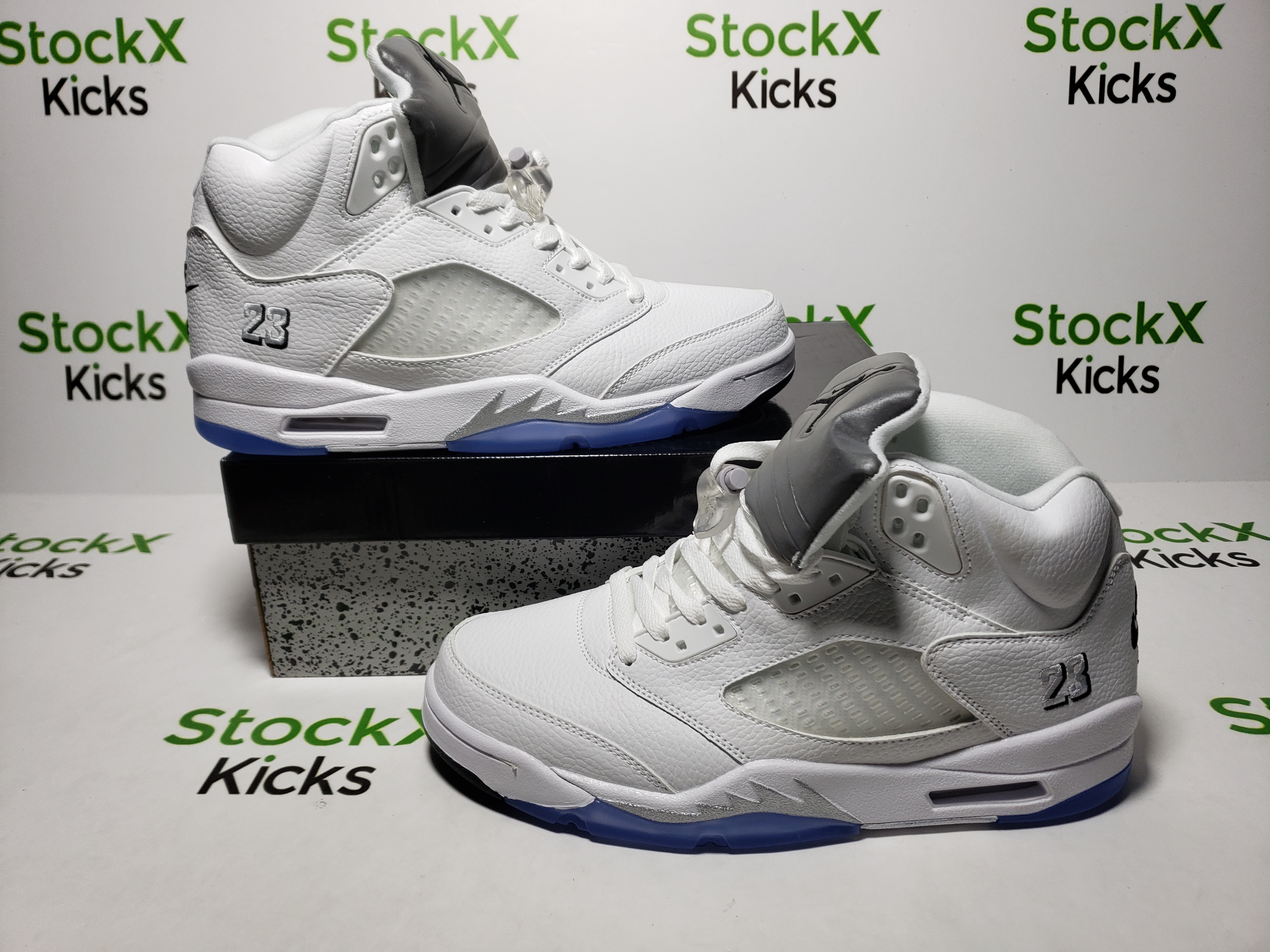 PK God Batch Air Jordan 5 Retro Metallic White 136027-130 review Stockicks 02