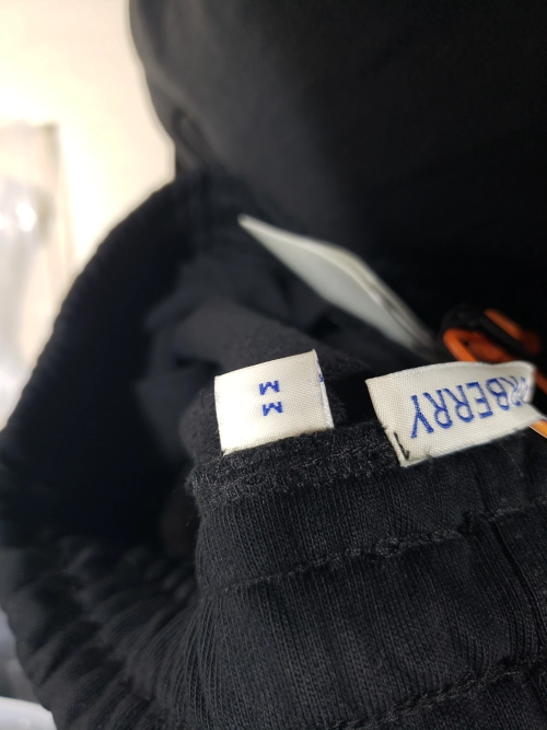 Burberry Warhorse Cross-Stitch Set Casual Pants Black review 