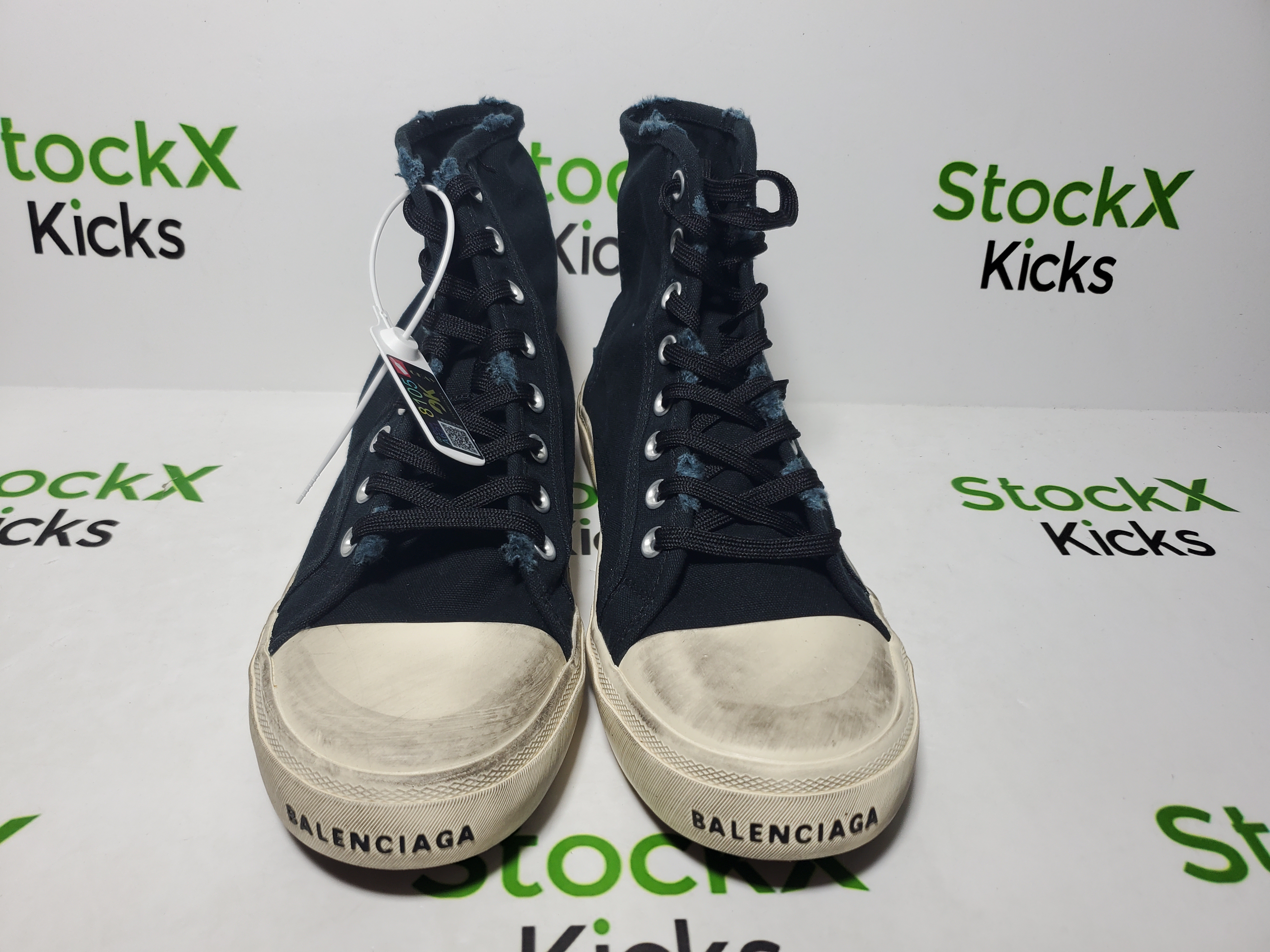 Balenciaga Paris High Top Black 688752W3RC11090 review Stockicks 03