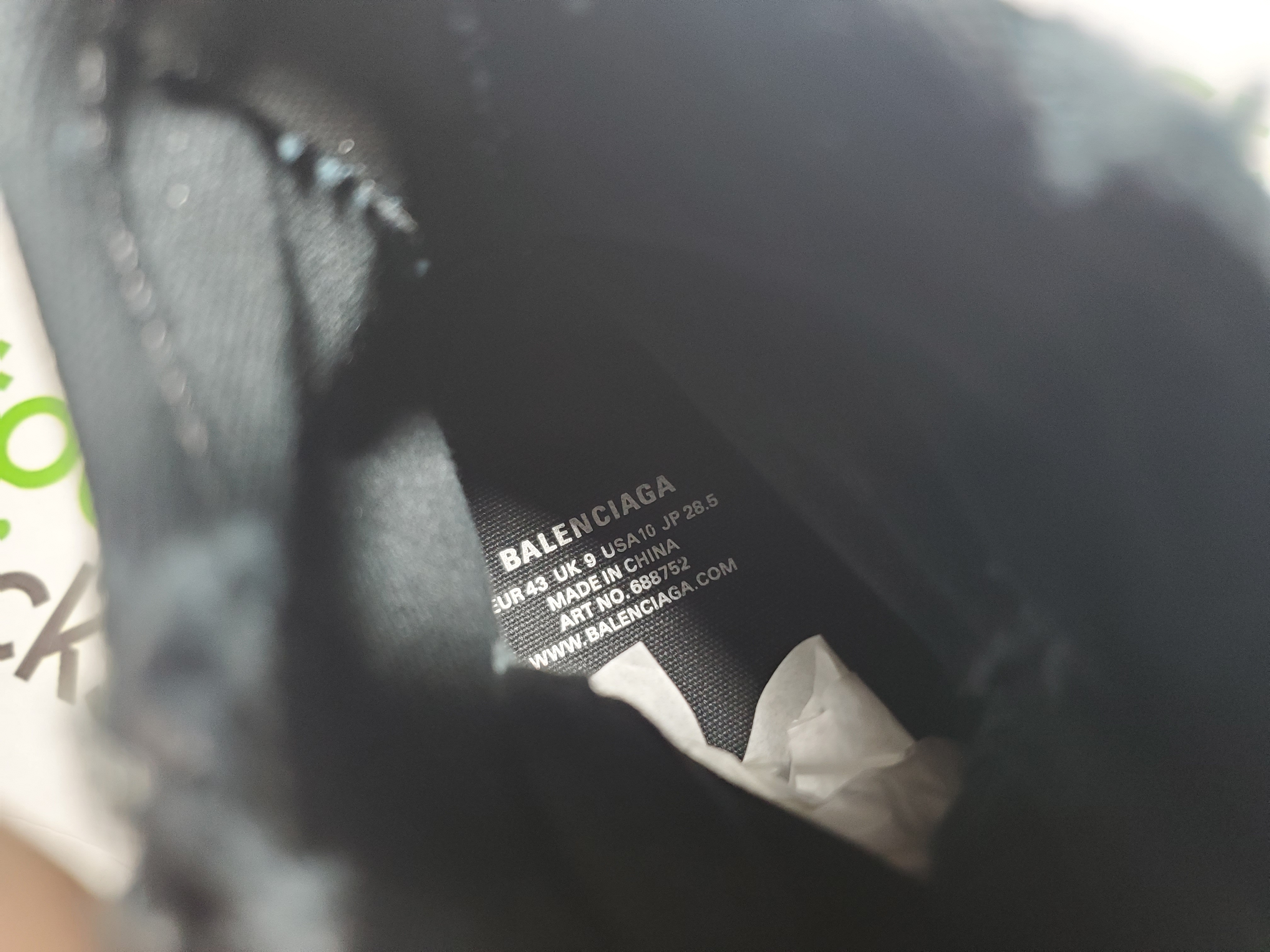 Balenciaga Paris High Top Black 688752W3RC11090 review Stockicks 02