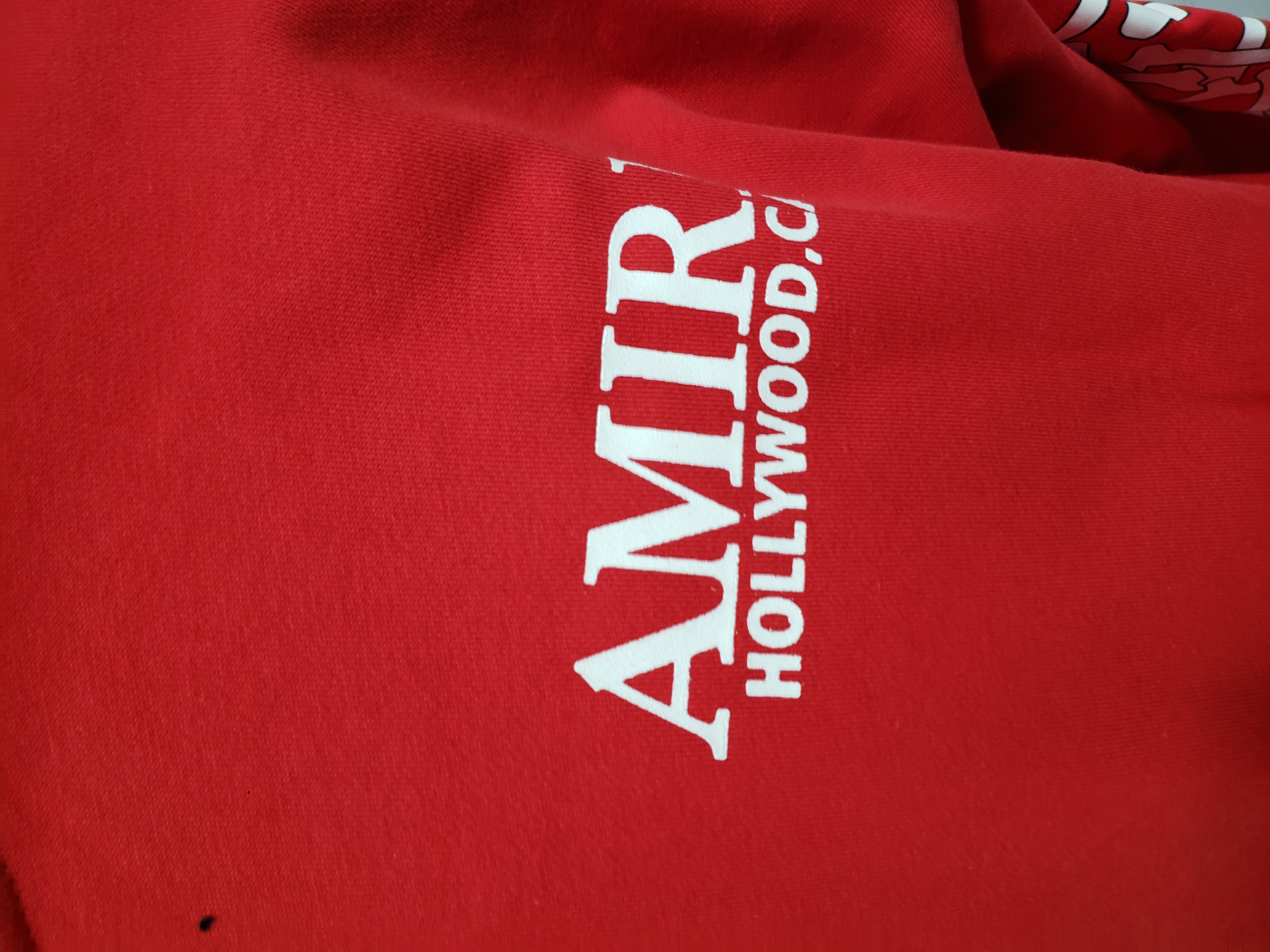 AMIRI Stacked Bones Hoodie #9235 Black/Gray/Red review Stockicks 02