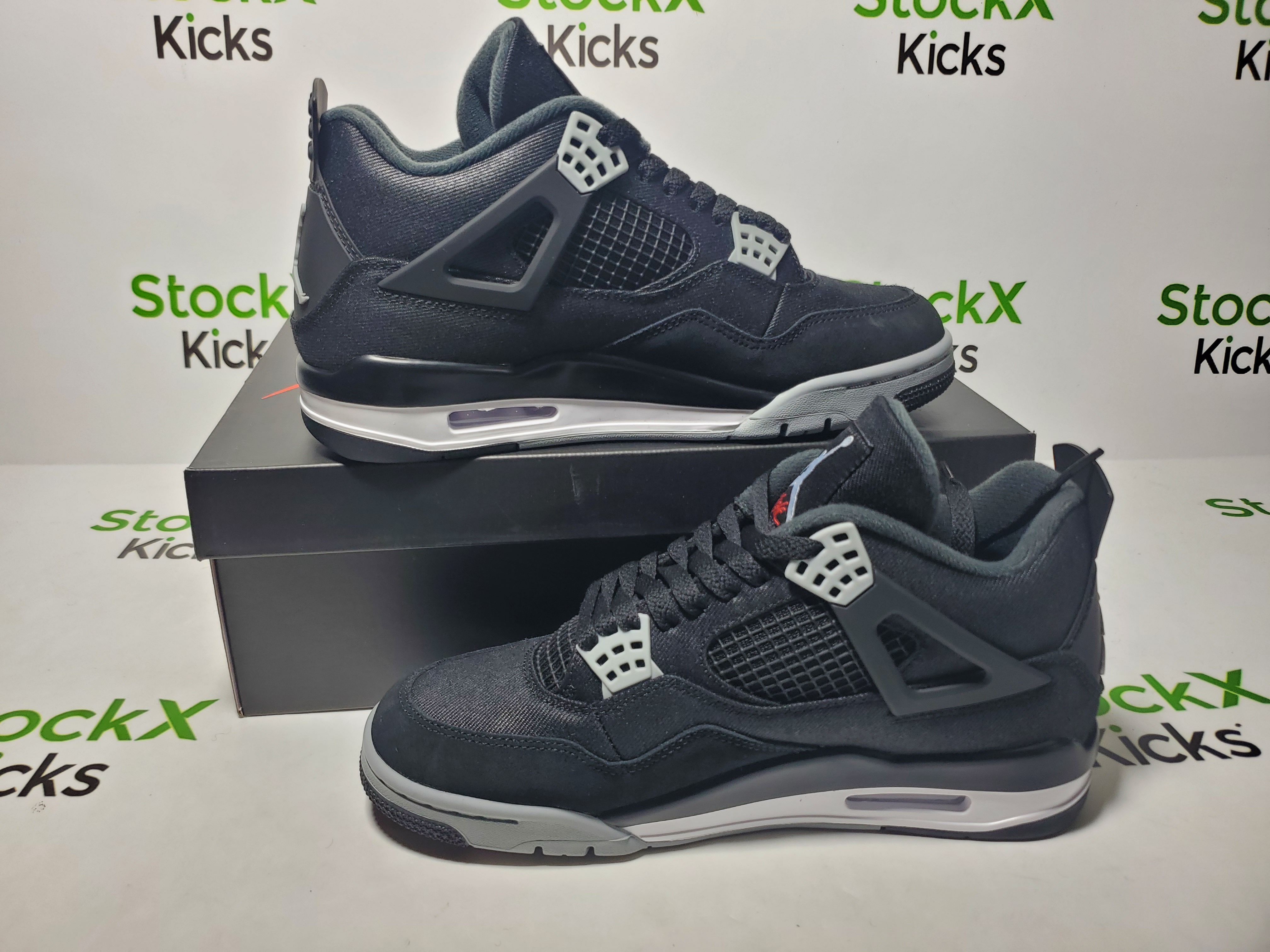 PK God Batch Air Jordan 4 Retro Black Canvas DH7138-006 review Stockicks 02