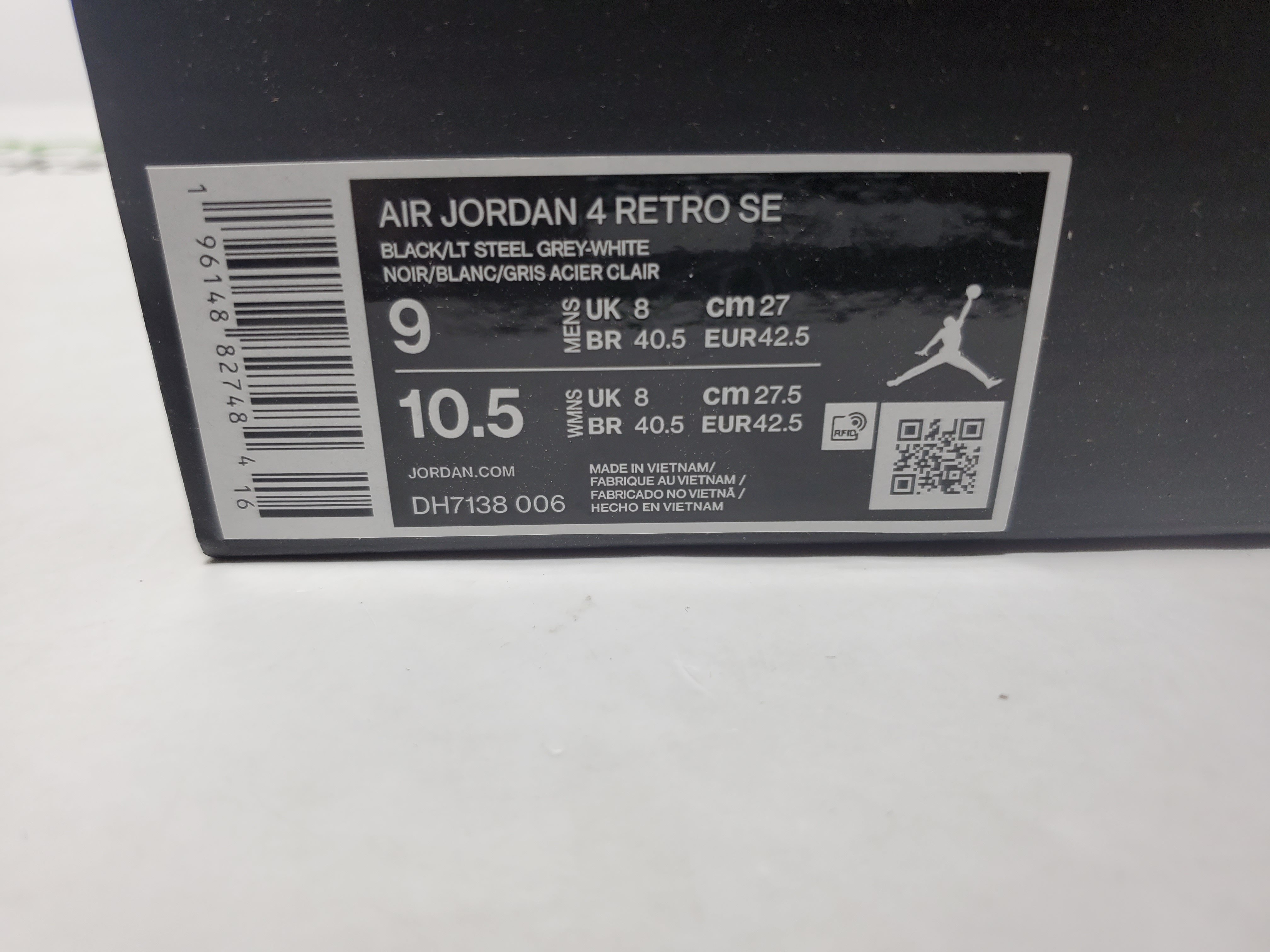 PK God Batch Air Jordan 4 Retro Black Canvas DH7138-006 review Stockicks 00