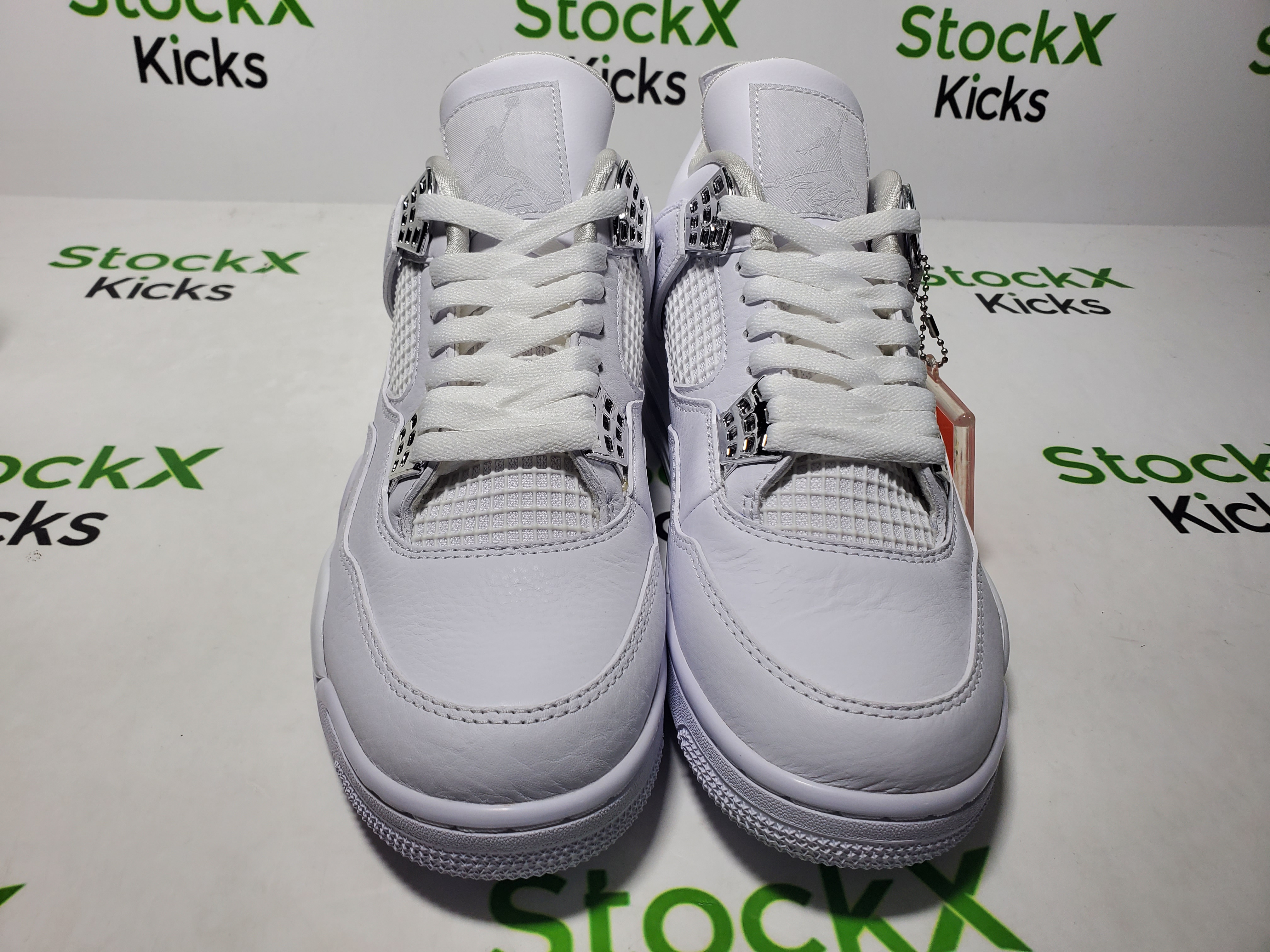 PK God Batch Air Jordan 4 Retro Pure Money (2017) 308497-100 review Stockicks 04