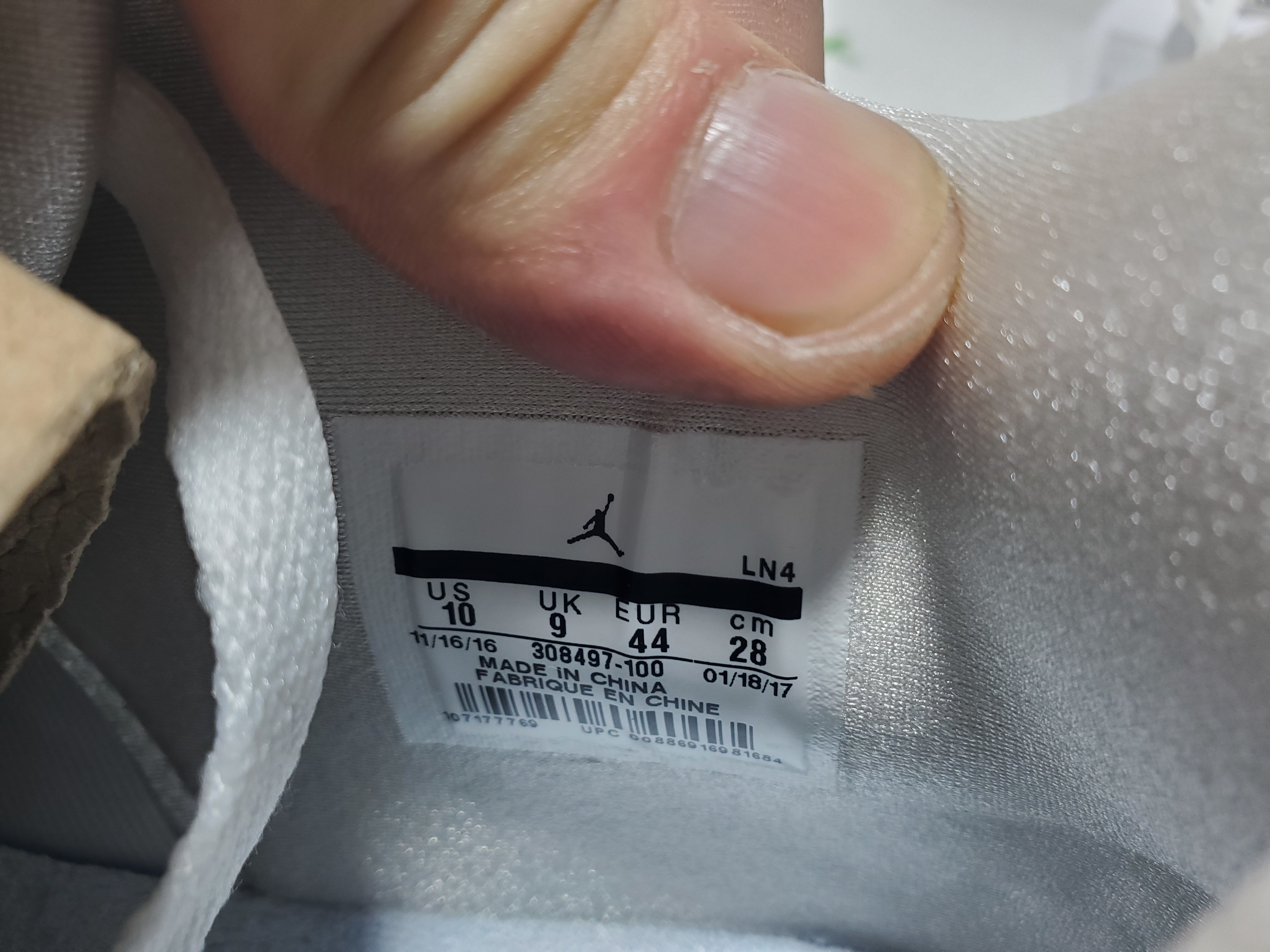 PK God Batch Air Jordan 4 Retro Pure Money (2017) 308497-100 review Stockicks 06